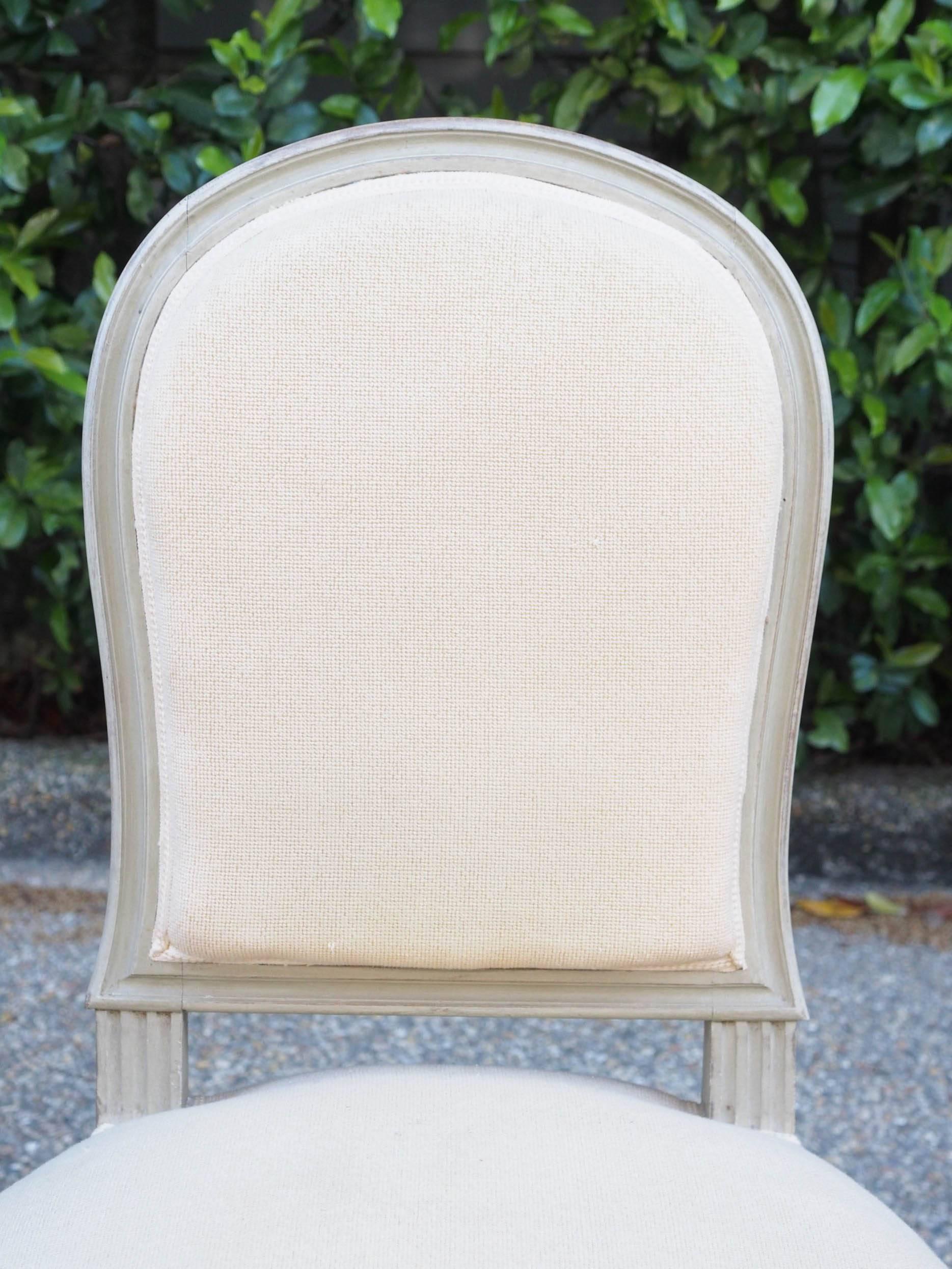 Set of 16 French Louis XVI Style Dining Chairs In Good Condition For Sale In New Orleans, LA