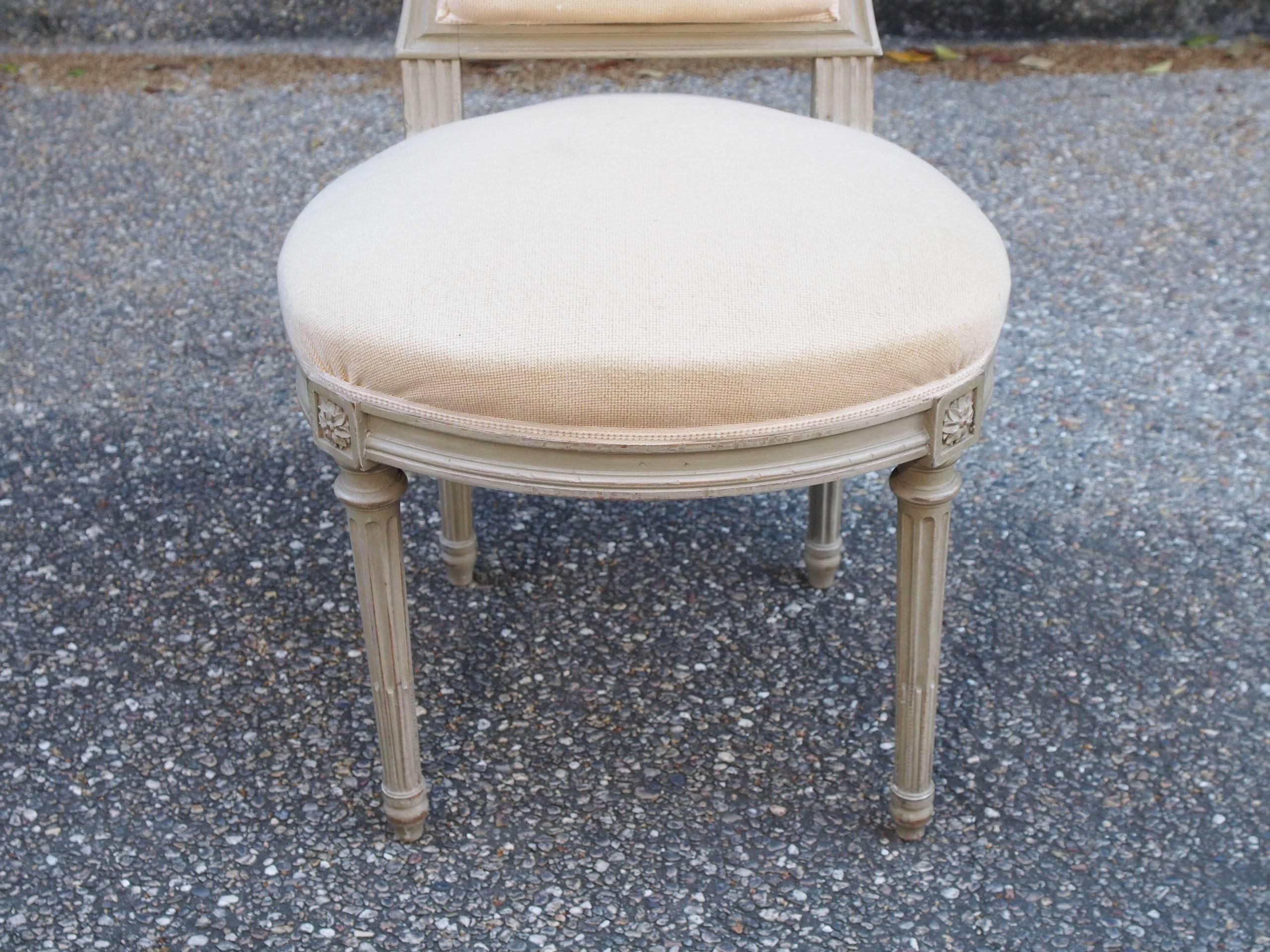 20th Century Set of 16 French Louis XVI Style Dining Chairs For Sale