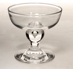 Set of 16 George Thompson Designed Steuben Champagne/Coupe/Tall Sherbet Glasses