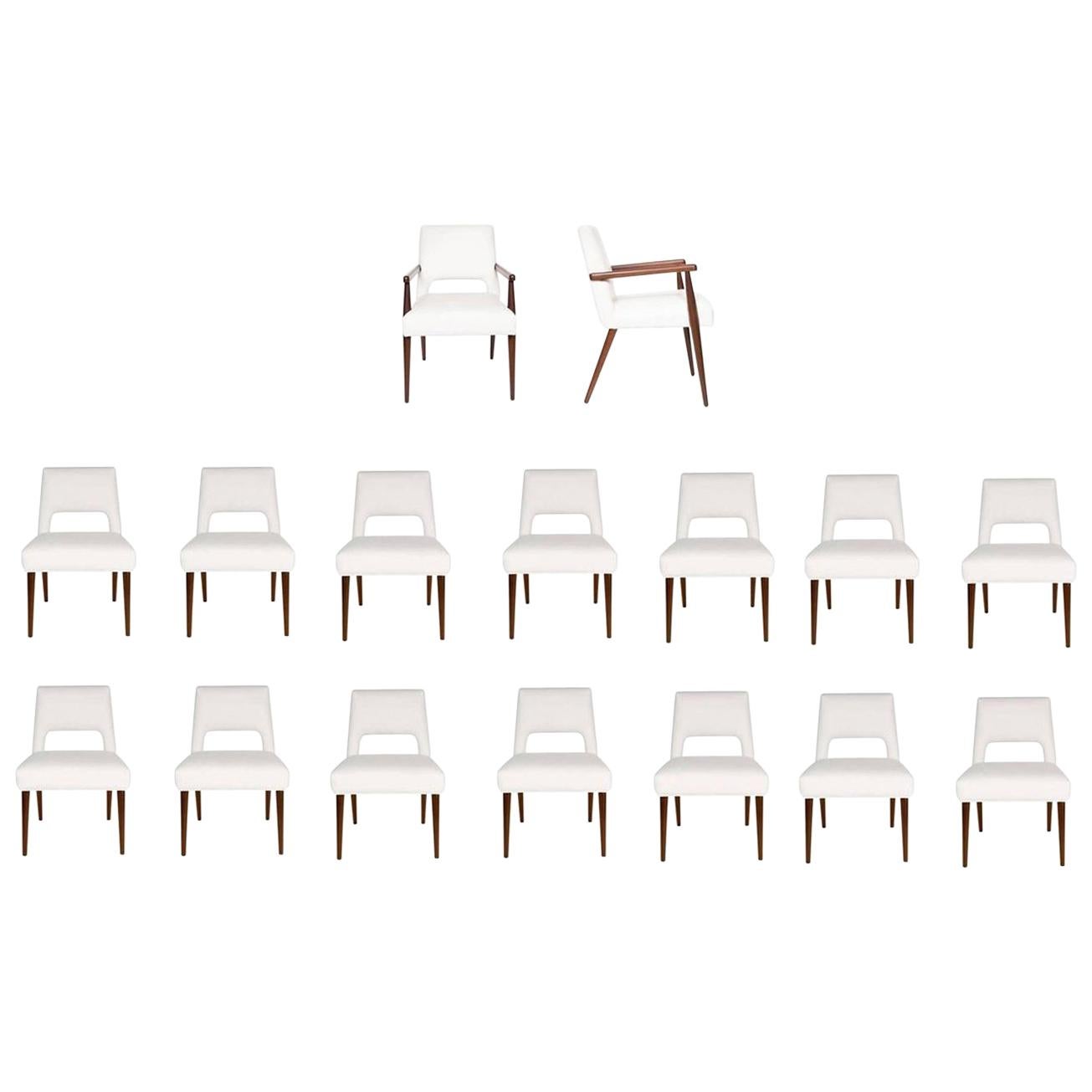 Set of 16 Hofford Dining Chairs For Sale