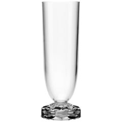 Set of 16 Kartell Jellies Flutes in Crystal by Patricia Urquiola