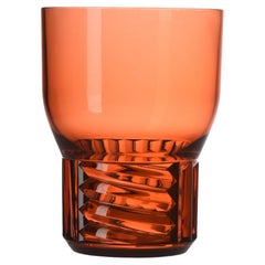 Set of 16 Kartell Trama Water Glasses in Pinkish by Patricia Urquiola