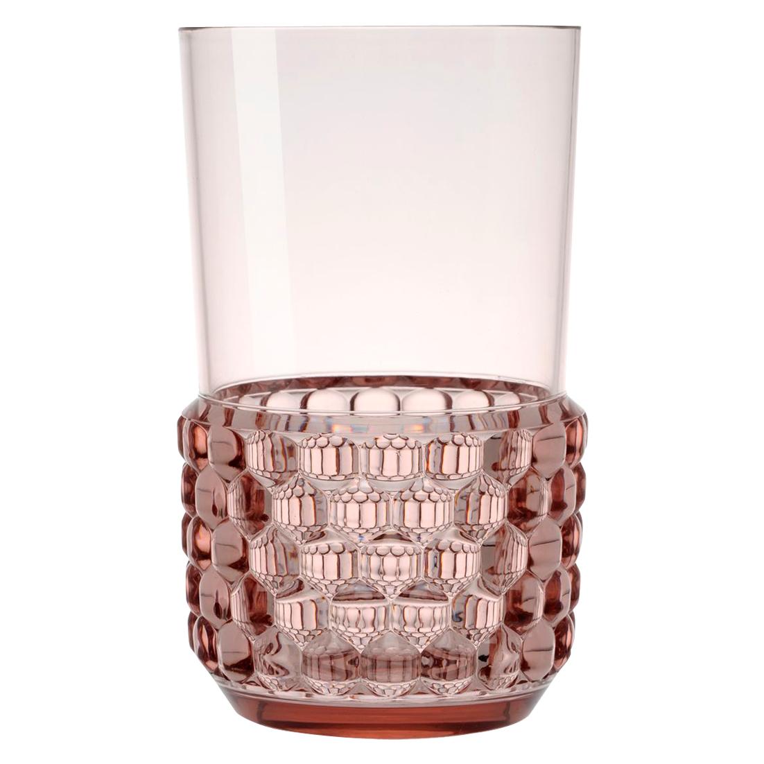 Set of 16 Large Kartell Jellies Glasses in Pink by Patricia Urquiola