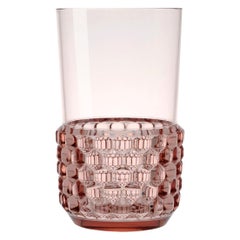 Ensemble de 16 grands verres Kartell Jellies en rose de Patricia Urquiola