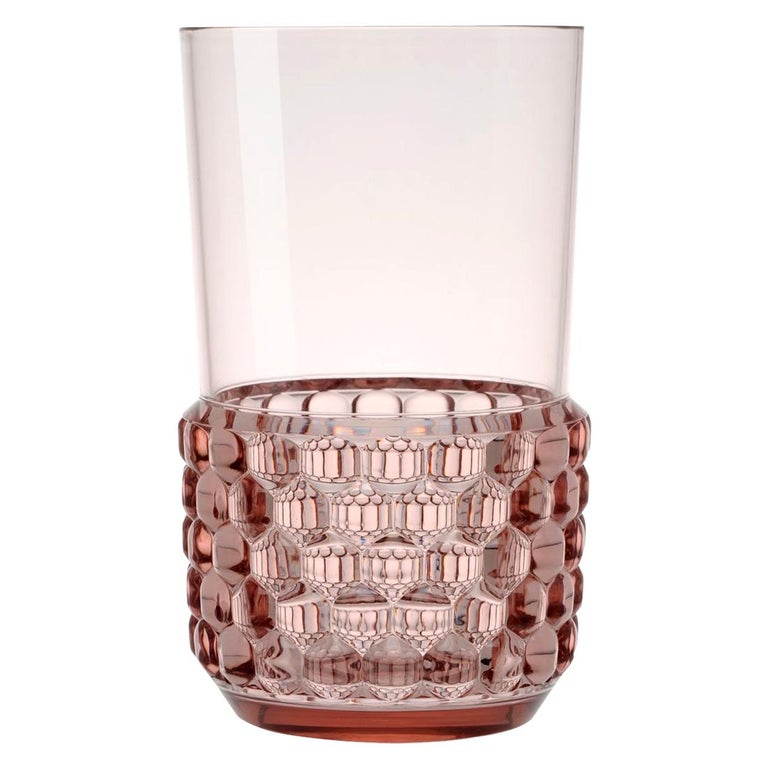 Set of 16 Large Kartell Jellies Glasses in Pink by Patricia Urquiola For  Sale at 1stDibs