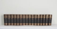 Set of 16 Leather Bound Dutch Encyclopedias