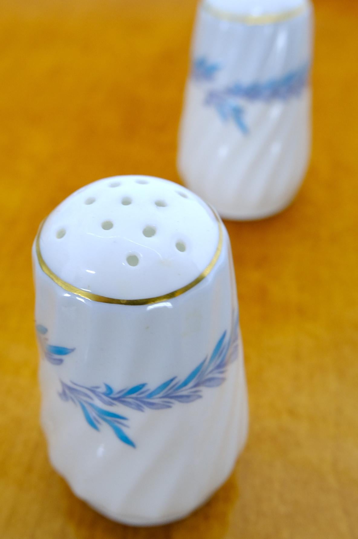 Set of 16 Minton Porcelain China Made in England Diner Plates Salt & Pepper Set For Sale 4