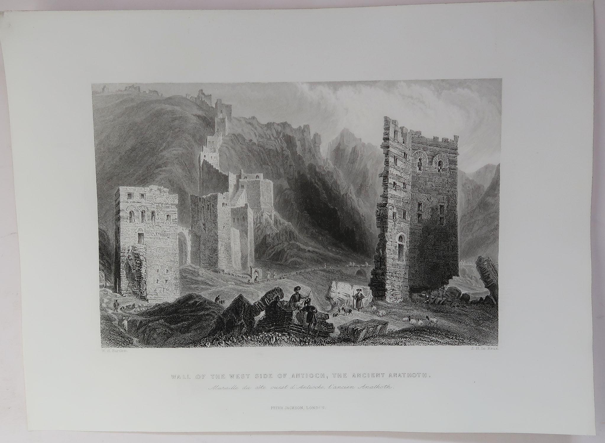 Set of 16 Original Antique Prints of The Levant / Holy Land /Middle East, C 1840 In Good Condition In St Annes, Lancashire