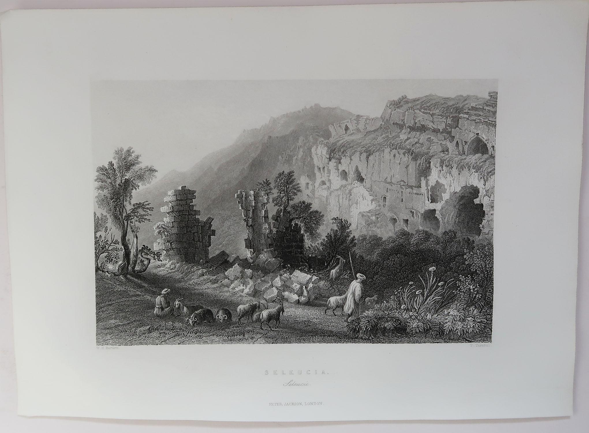 Set of 16 Original Antique Prints of The Levant / Holy Land /Middle East, C 1840 1