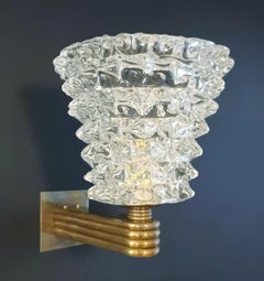 Set of 16 Rostrato Sconces by Barovier e Toso