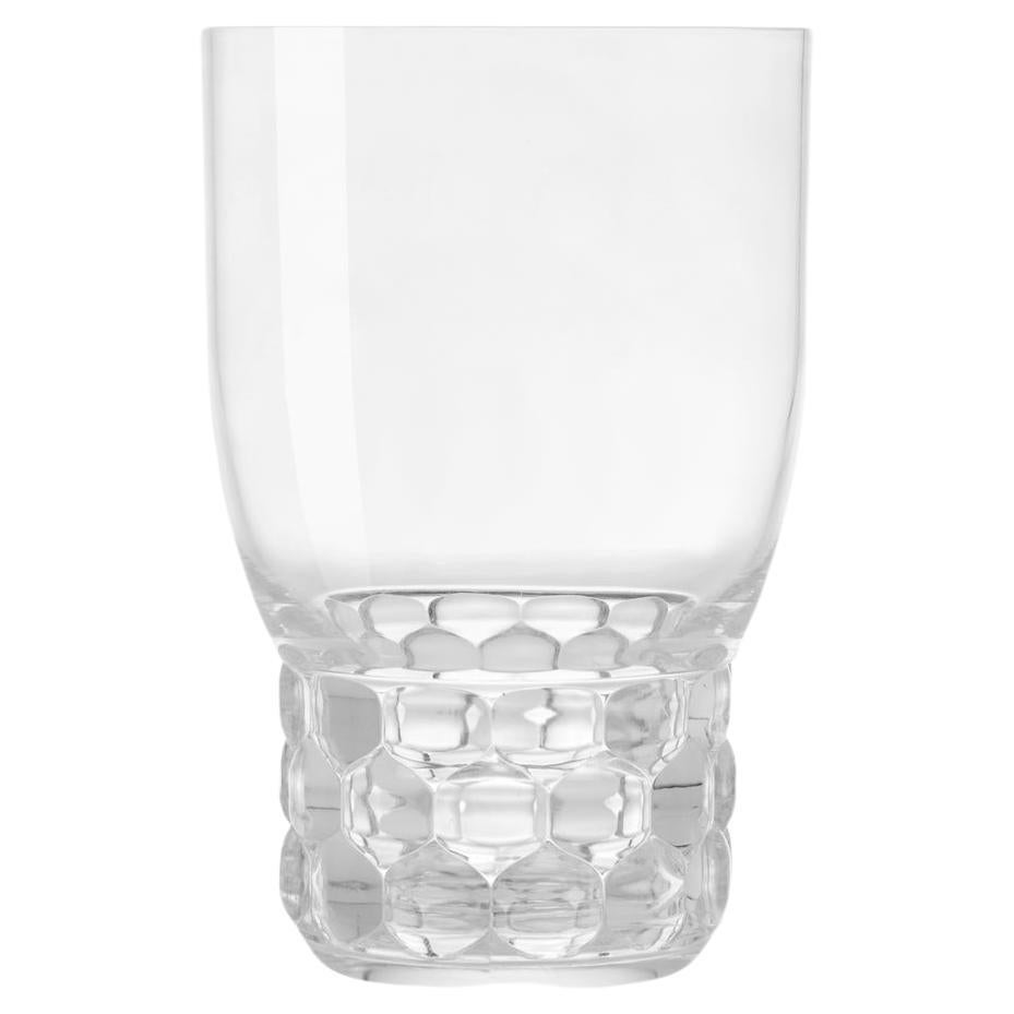 16er Kartell Jellies-Gläser mit Wasseraufsatz  Kristall in Kristall von Patricia Urquiola im Angebot
