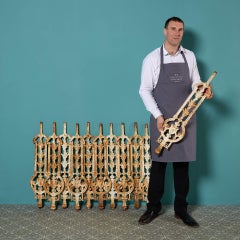 Set of 16 Victorian Cast Iron Balustrades