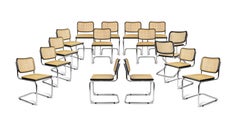 Satz von 16 Cesca-Stühlen im Vintage-Stil von Marcel Breuer, 1970er Jahre