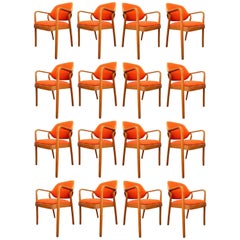 Set of 17 Don Pettit Armchairs for Knoll