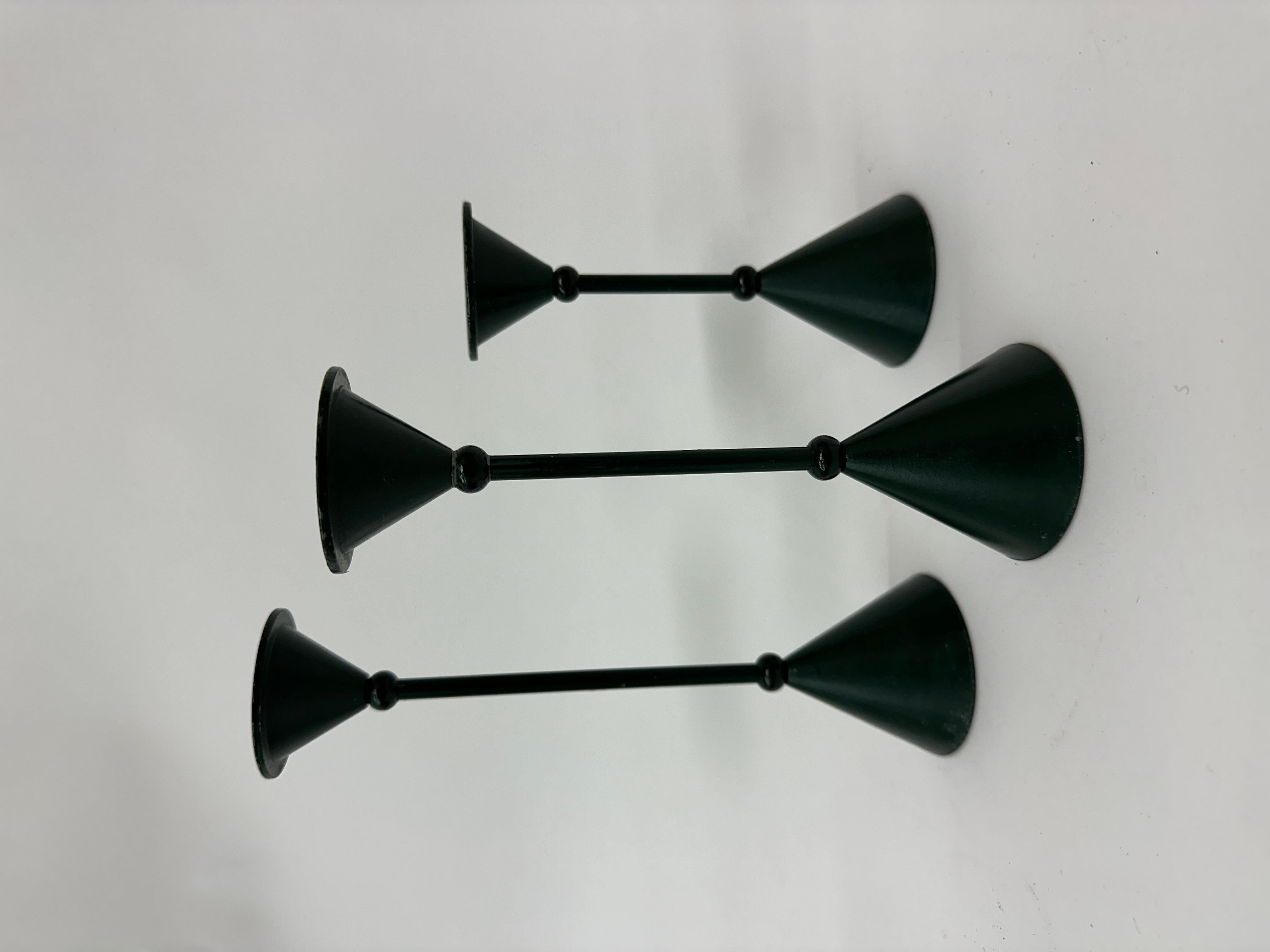 Set of 17 Memphis style Post modern candle stick , 1980’s For Sale 2