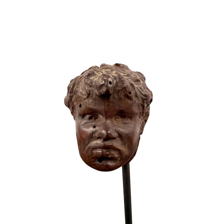 Set of 17th Century French Eavesdroppers on Stands For Sale at 1stDibs