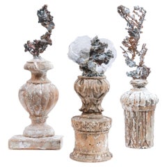 Set of 17th Century Italian 'Florence Fragments' with Free-Formed Copper