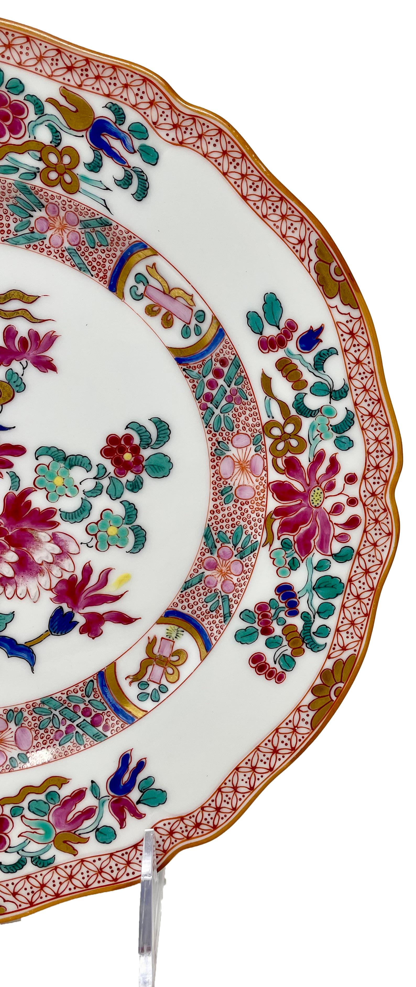 19th Century Set of 18 Antique French Samson Porcelain 