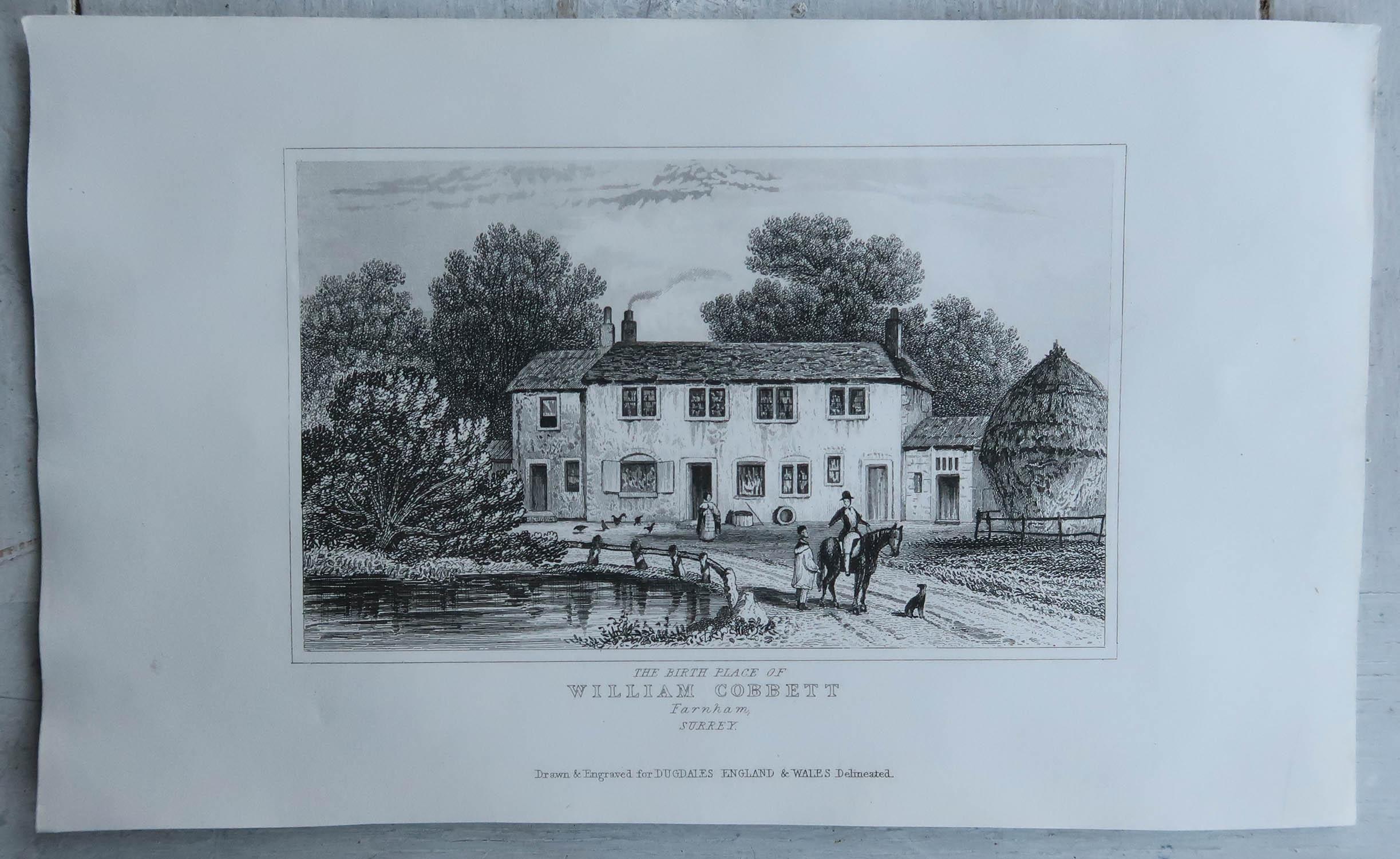 Set of 18 Antique Prints of English Country Cottages, circa 1840 For Sale 3