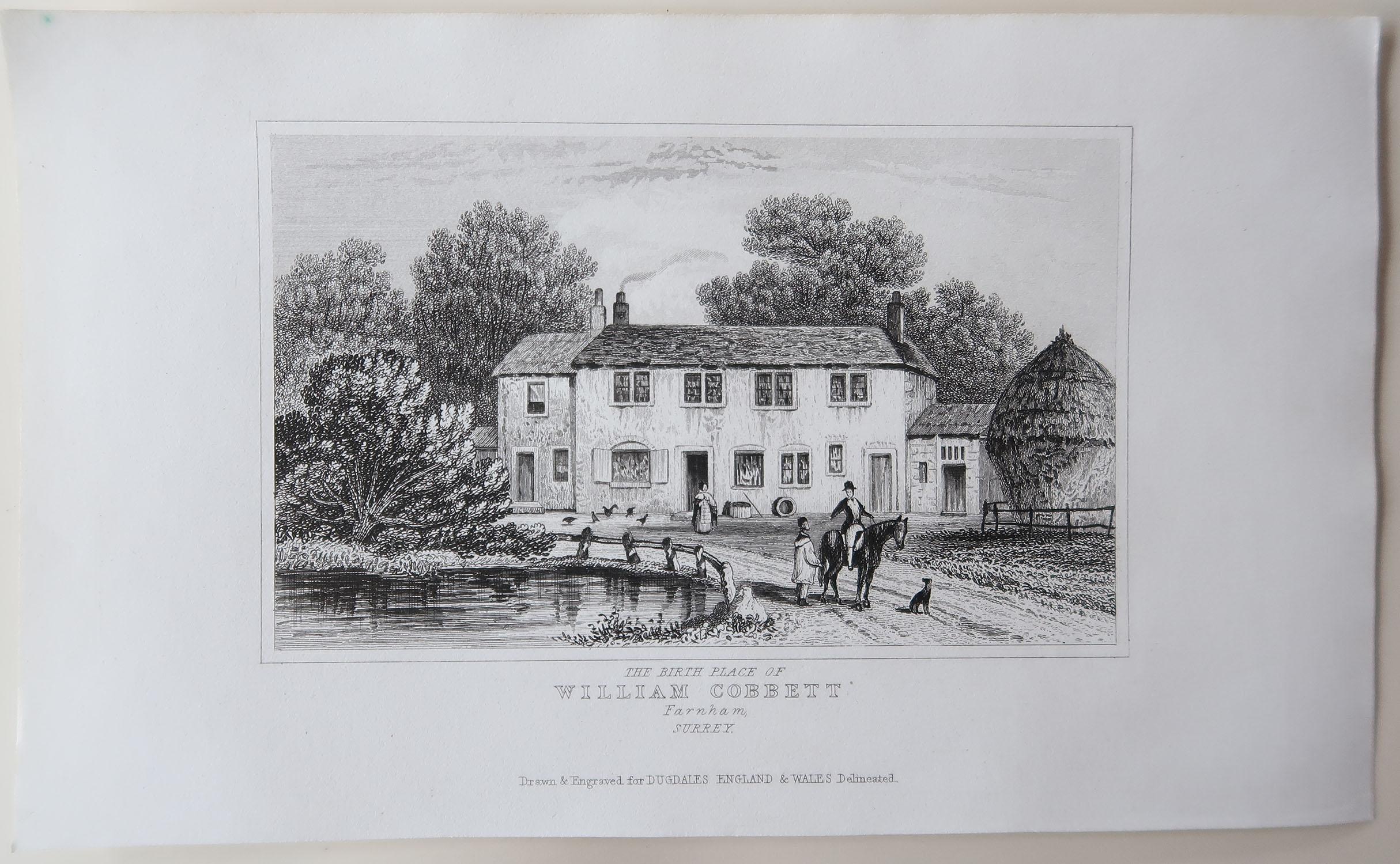 Set of 18 Antique Prints of English Country Cottages, circa 1840 5