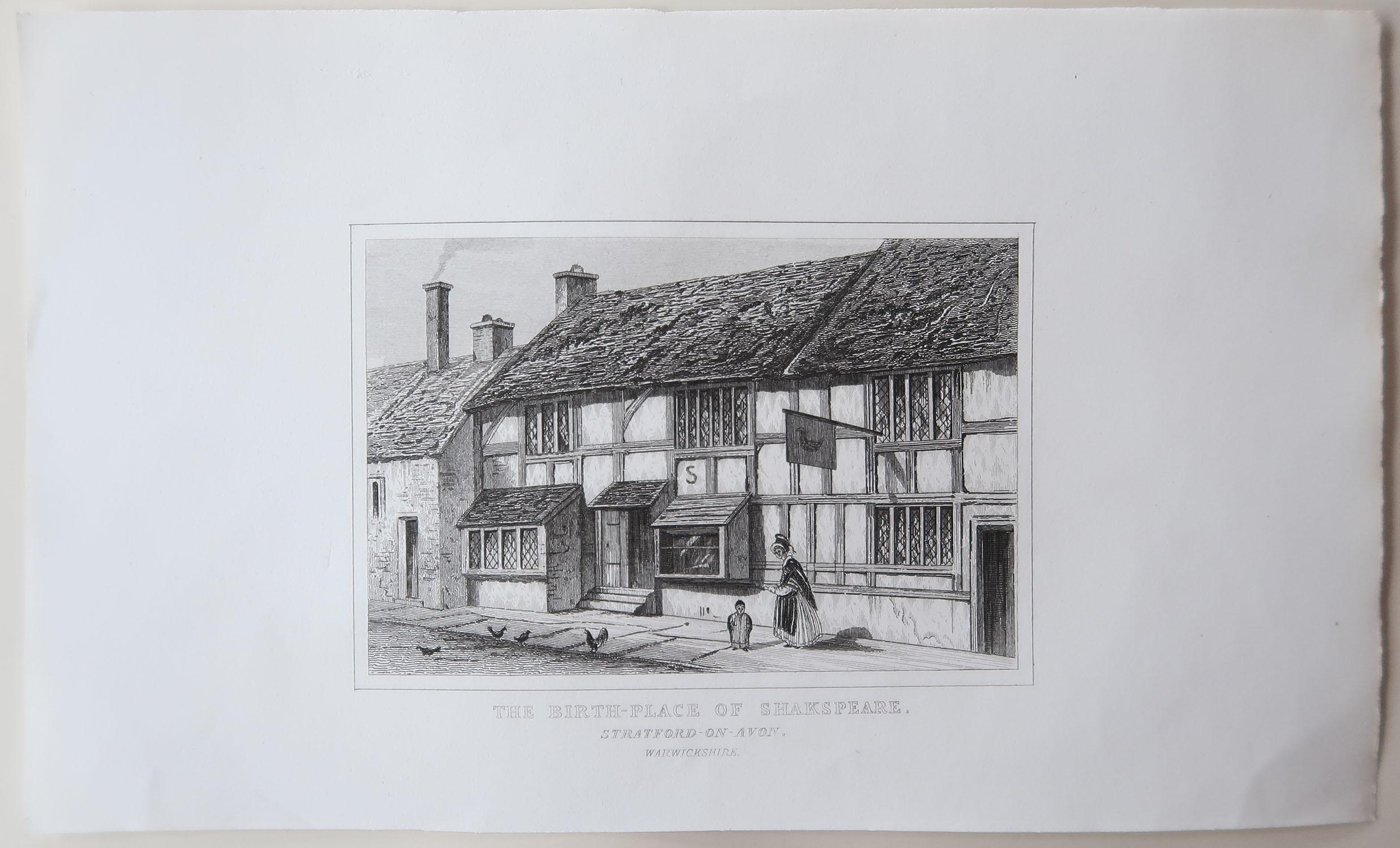 Set of 18 Antique Prints of English Country Cottages, circa 1840 6