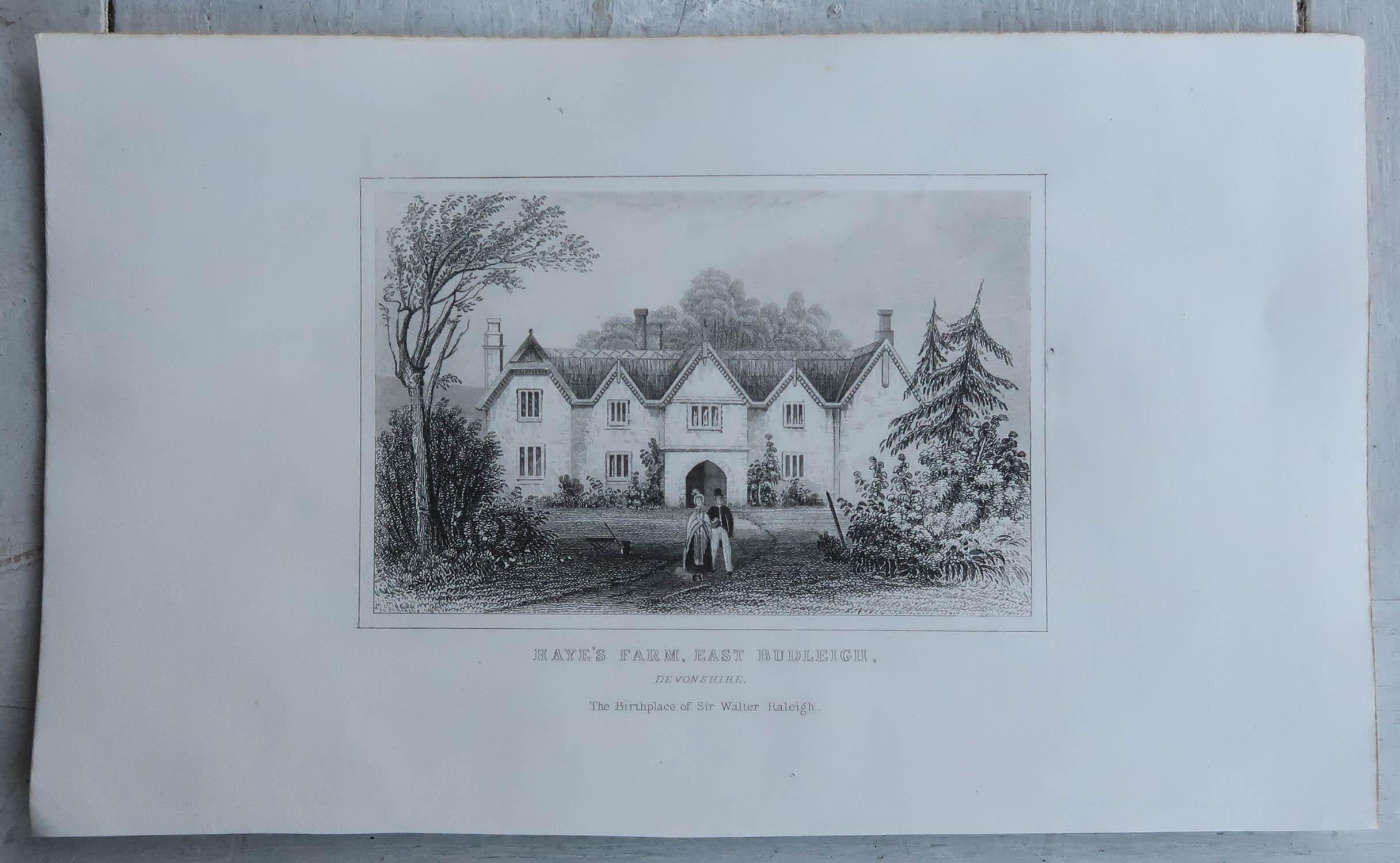 Set of 18 Antique Prints of English Country Cottages, circa 1840 For Sale 8