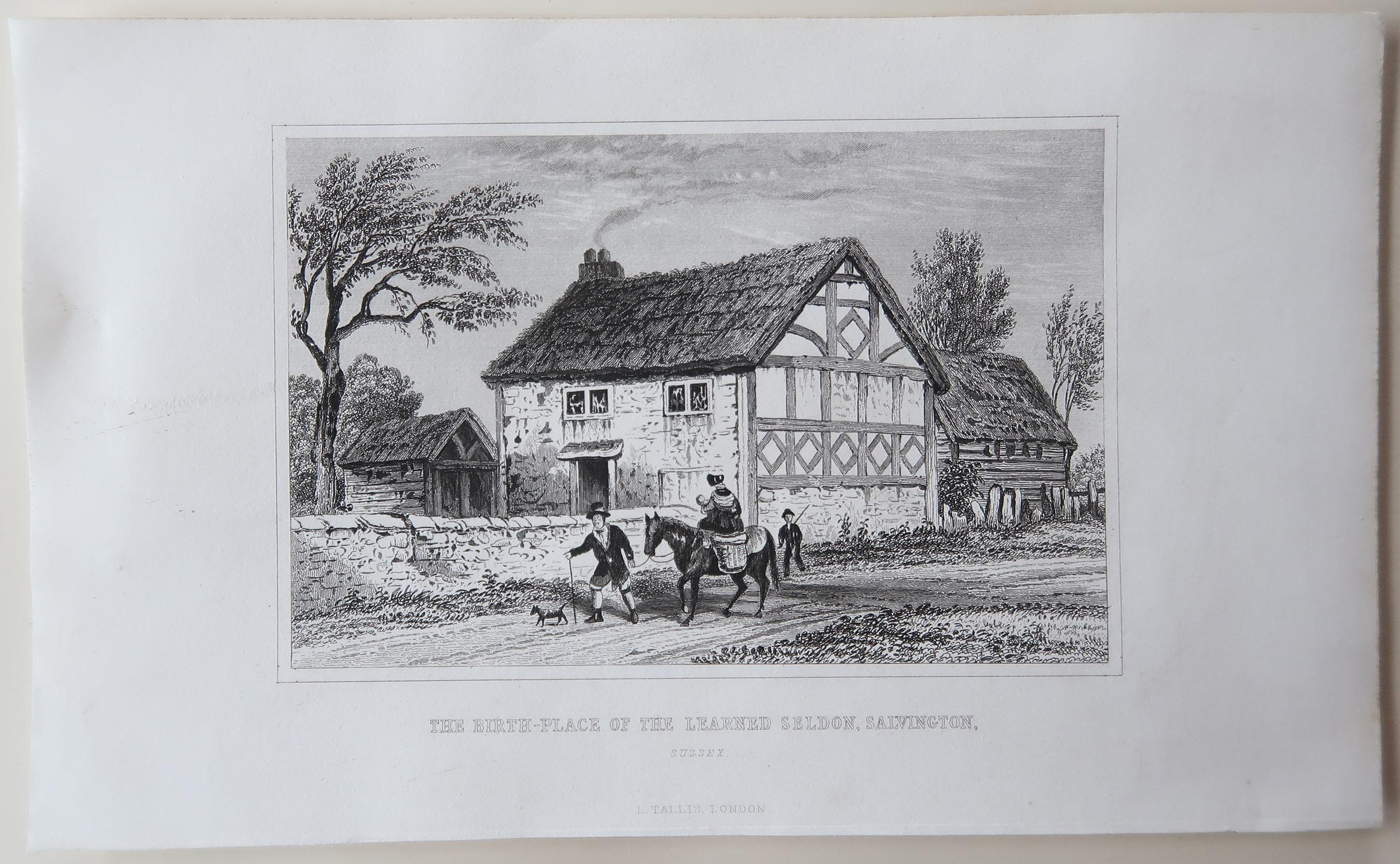 Set of 18 Antique Prints of English Country Cottages, circa 1840 10