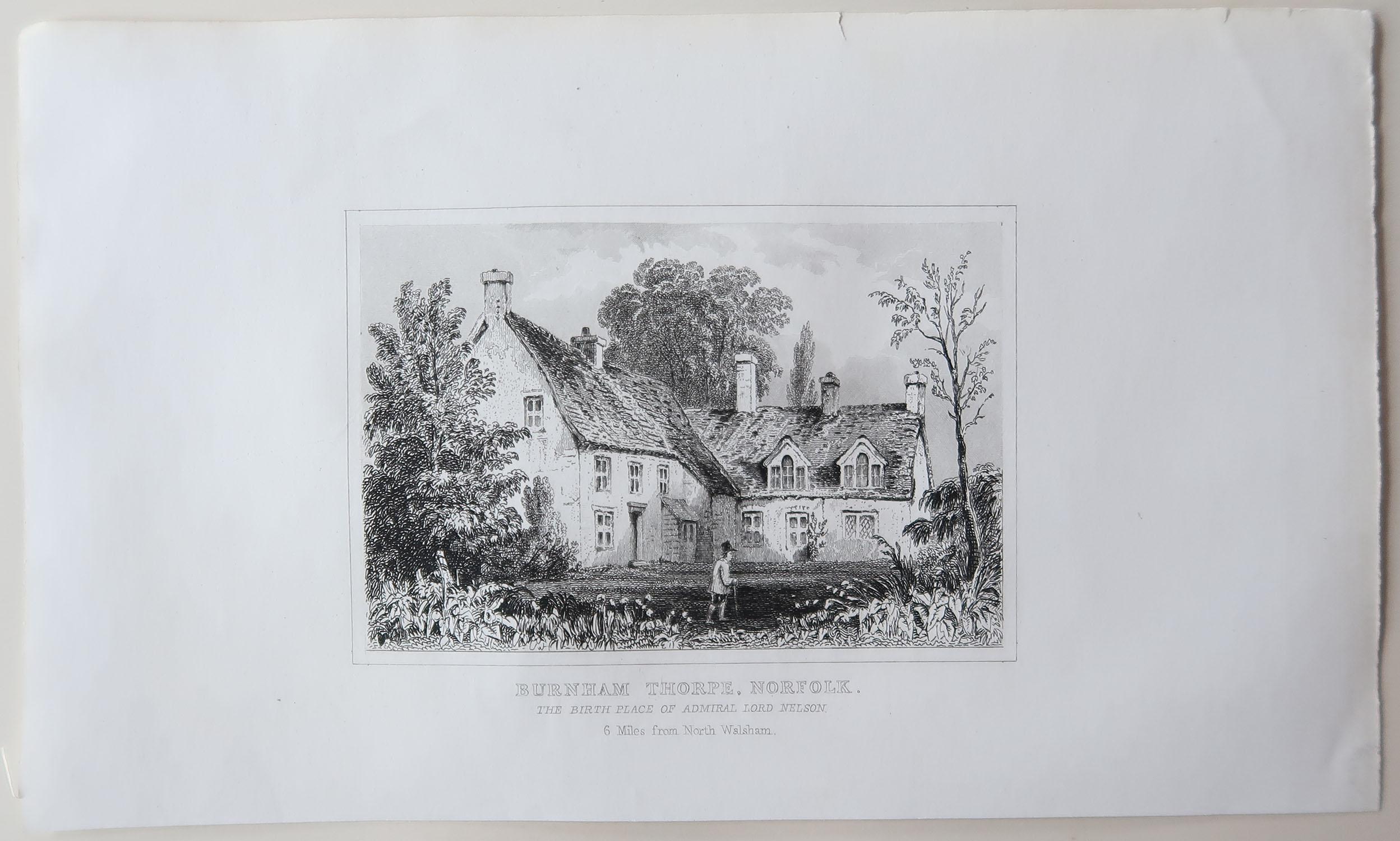Set of 18 Antique Prints of English Country Cottages, circa 1840 12