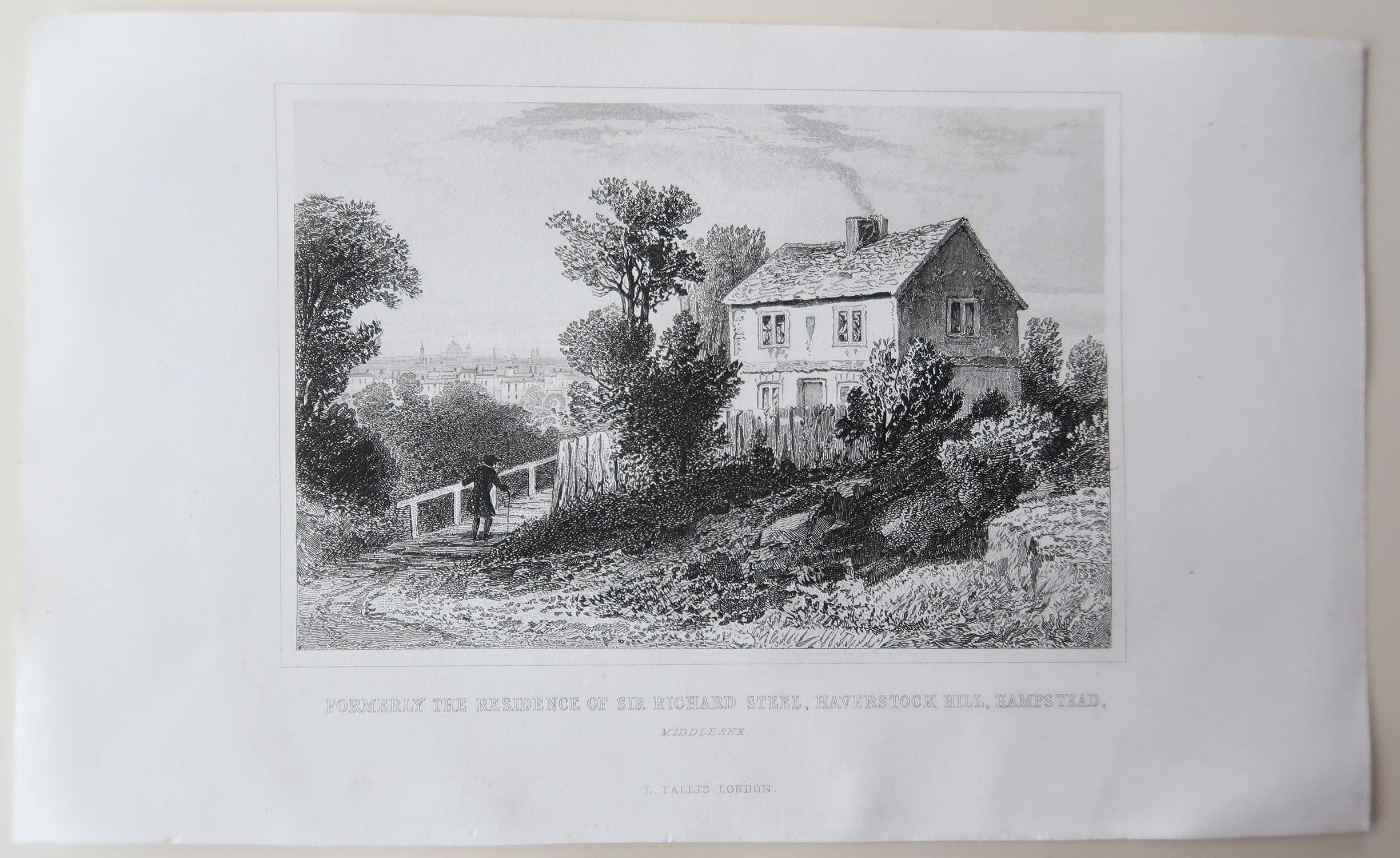Other Set of 18 Antique Prints of English Country Cottages, circa 1840
