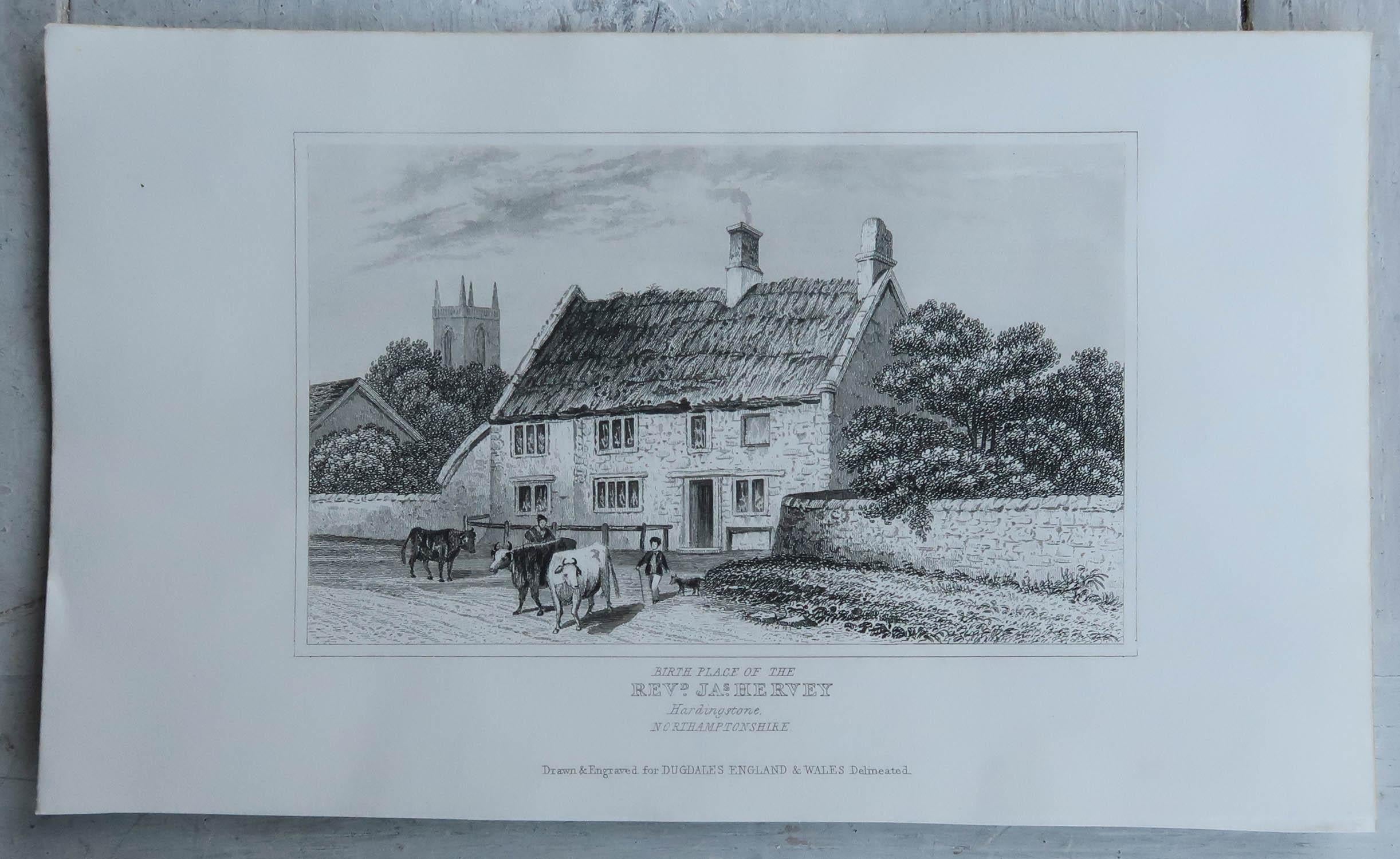 Set von 18 antiken Drucken englischer Landhausmöbeln, um 1840 im Zustand „Gut“ im Angebot in St Annes, Lancashire