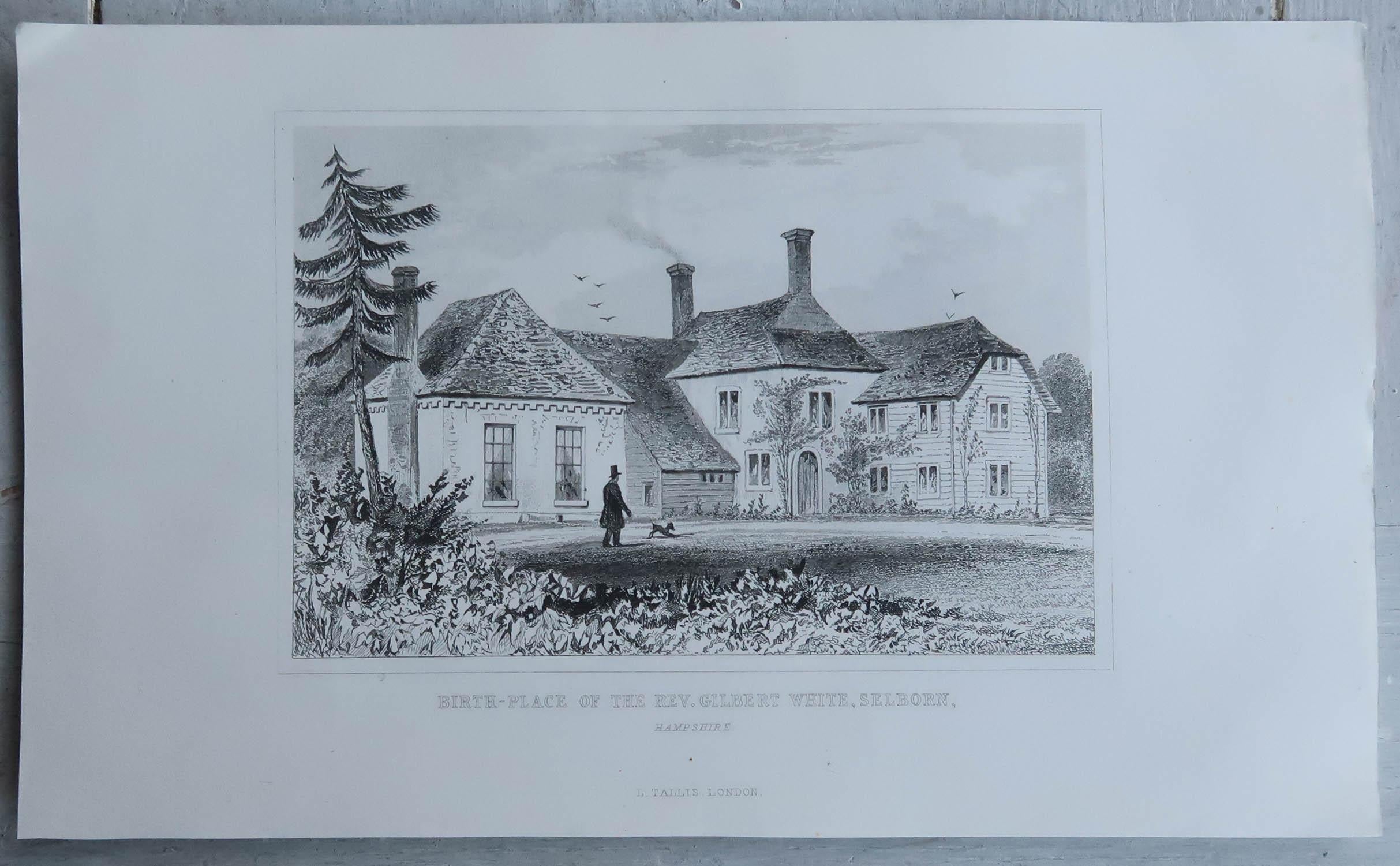 Set of 18 Antique Prints of English Country Cottages, circa 1840 For Sale 1