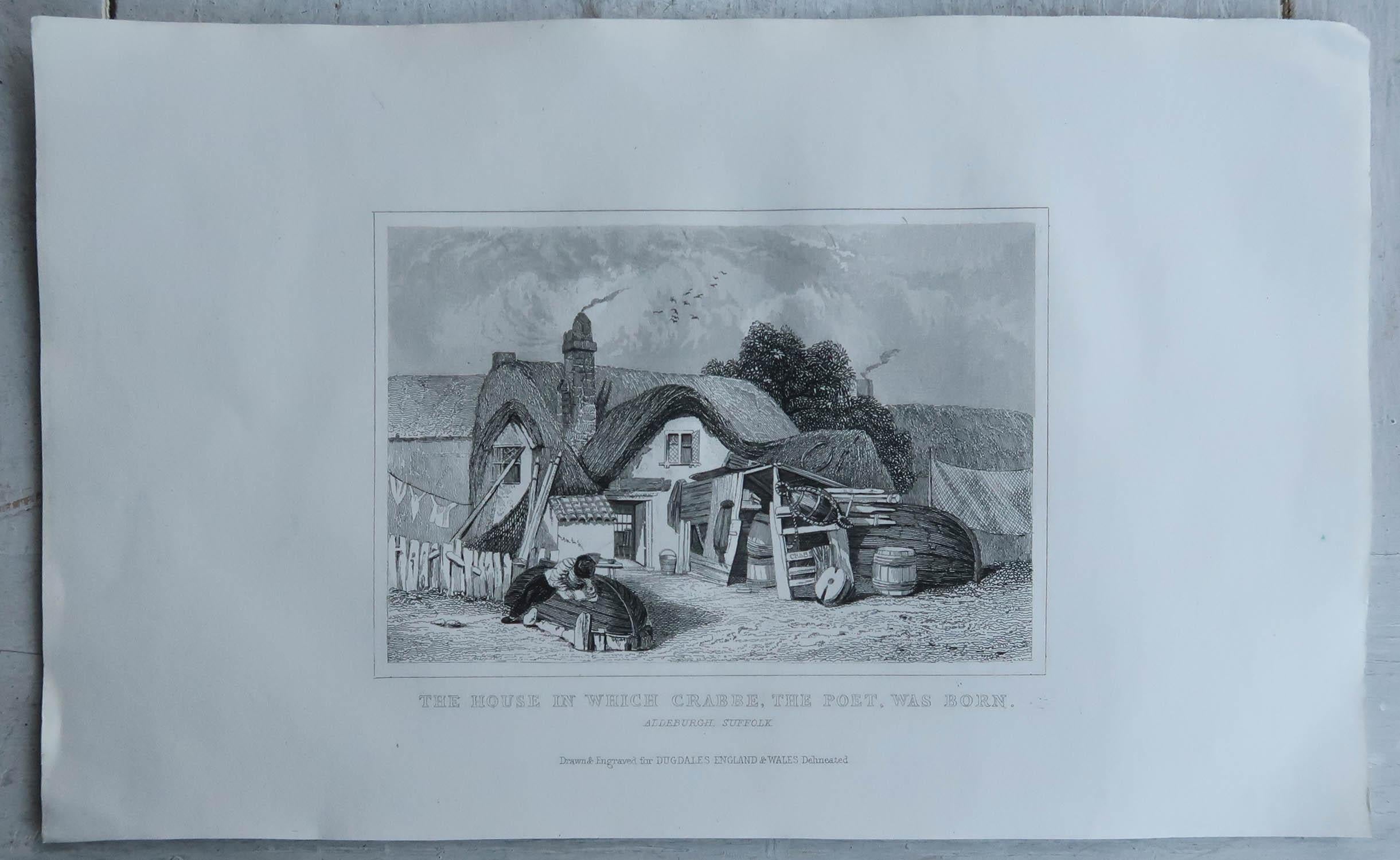 Set von 18 antiken Drucken englischer Landhausmöbeln, um 1840 im Angebot 1