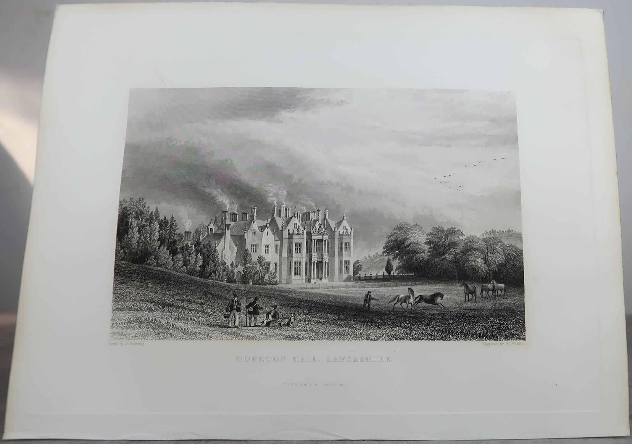 Set of 18 Antique Prints of English Country Houses and Gardens, circa 1830 In Good Condition In St Annes, Lancashire