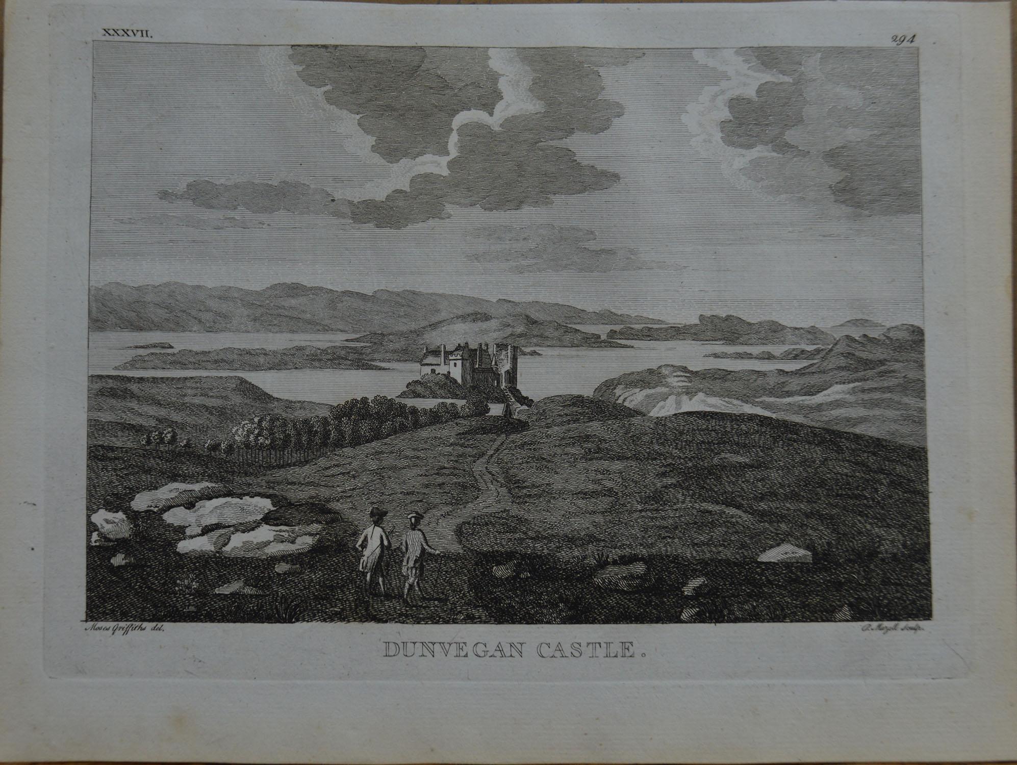 Set of 18 Antique Prints of Scottish Castles, circa 1770 In Good Condition In St Annes, Lancashire