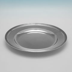 Set of 18 Dutch silver plates made in 1816 in Amsterdam and retailed by Diemont