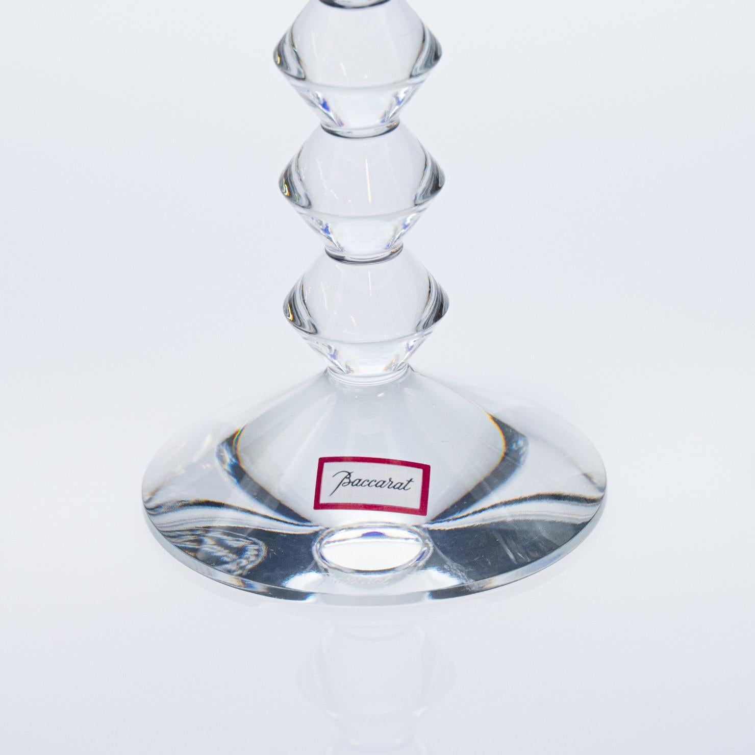 French Set of 18 Exquise Deep Blue Baccarat Crystal glasses, France For Sale