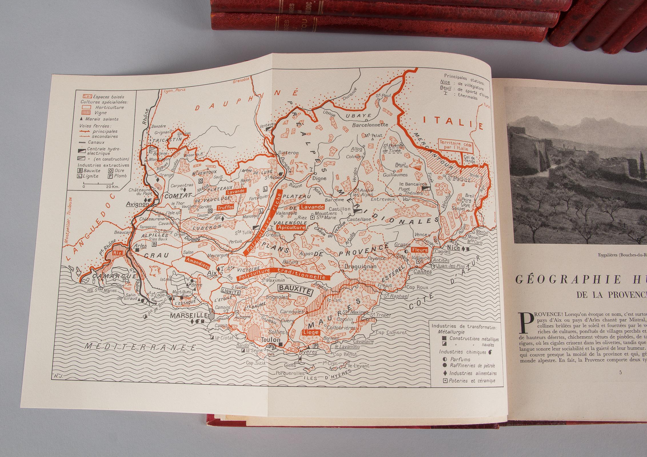 Illustrated French Books, Regions of France, 1940s-1950s 12