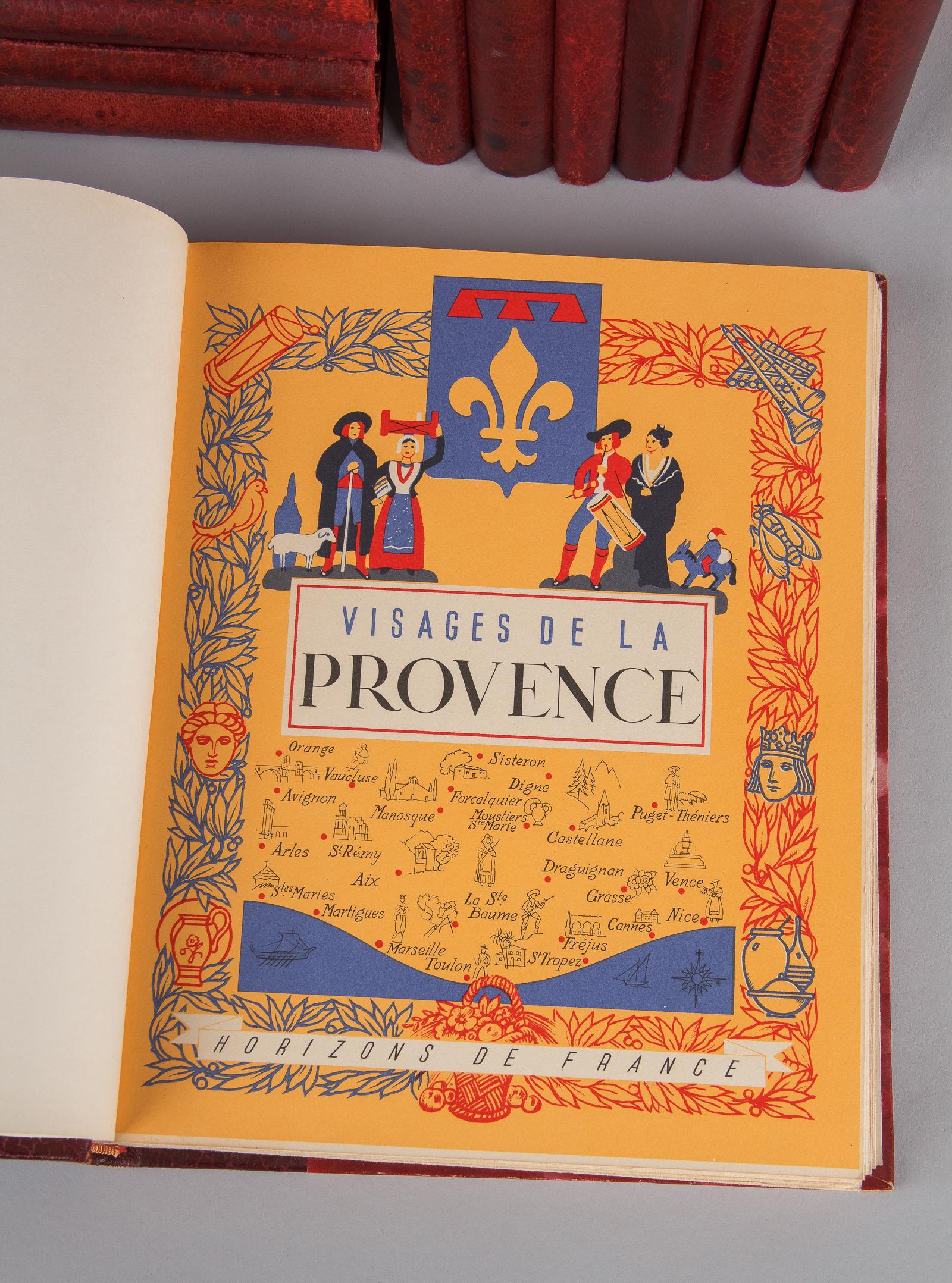 Illustrated French Books, Regions of France, 1940s-1950s 2
