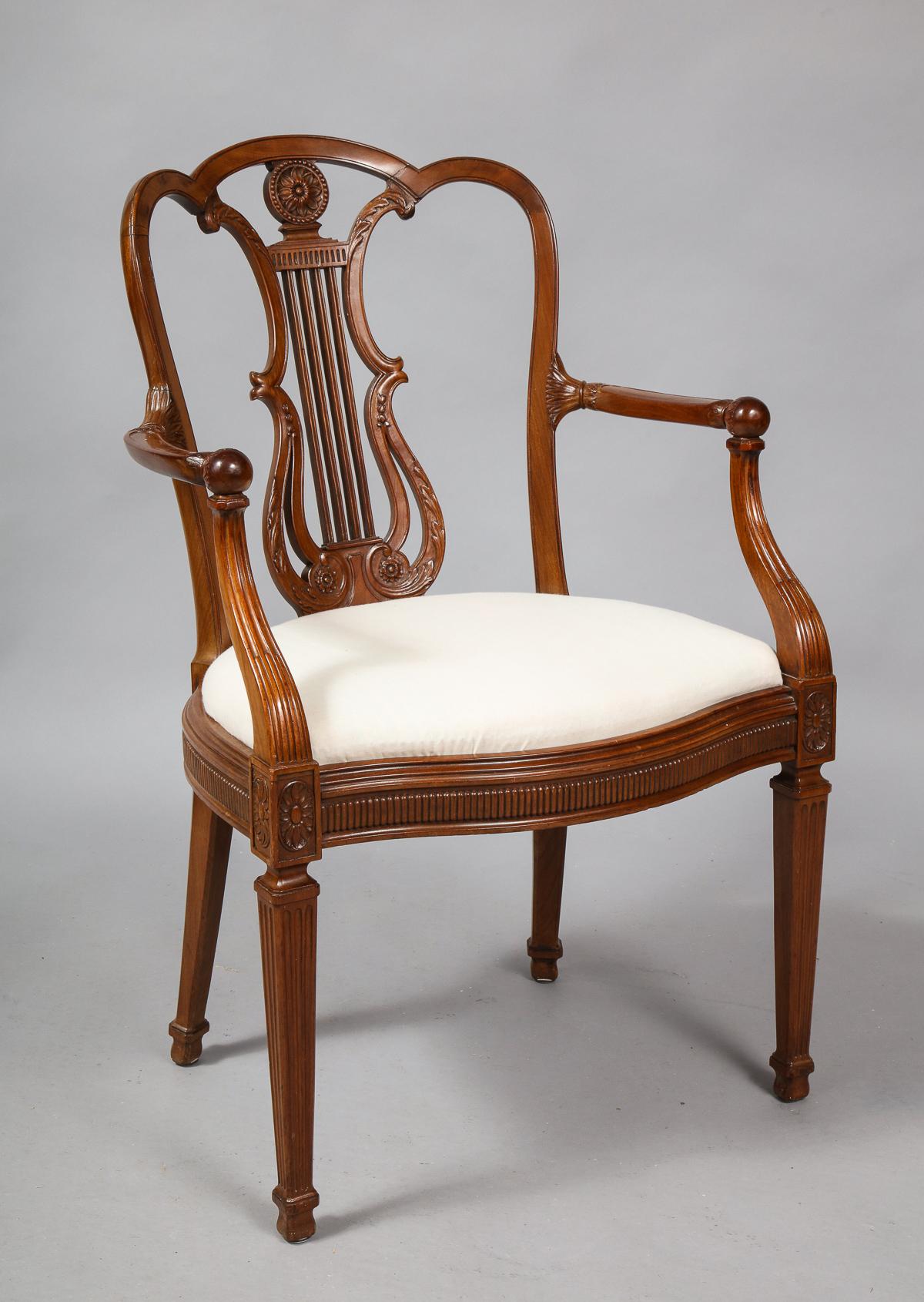 19th Century Set of 18 Georgian Style Dining Chairs
