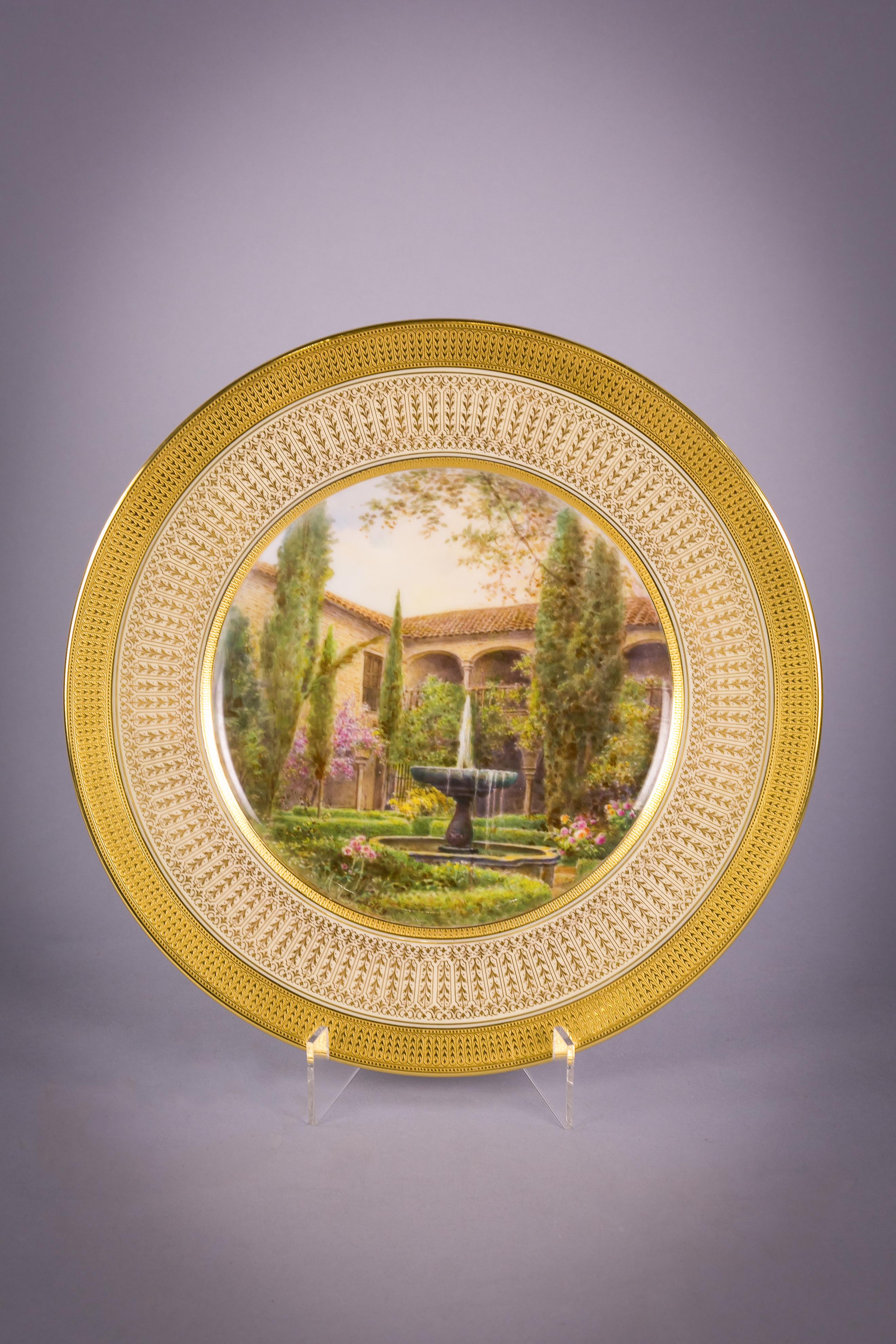 Set of 18 Lenox Topographical Plates, Signed W.M. Morley, circa 1930 For Sale 1