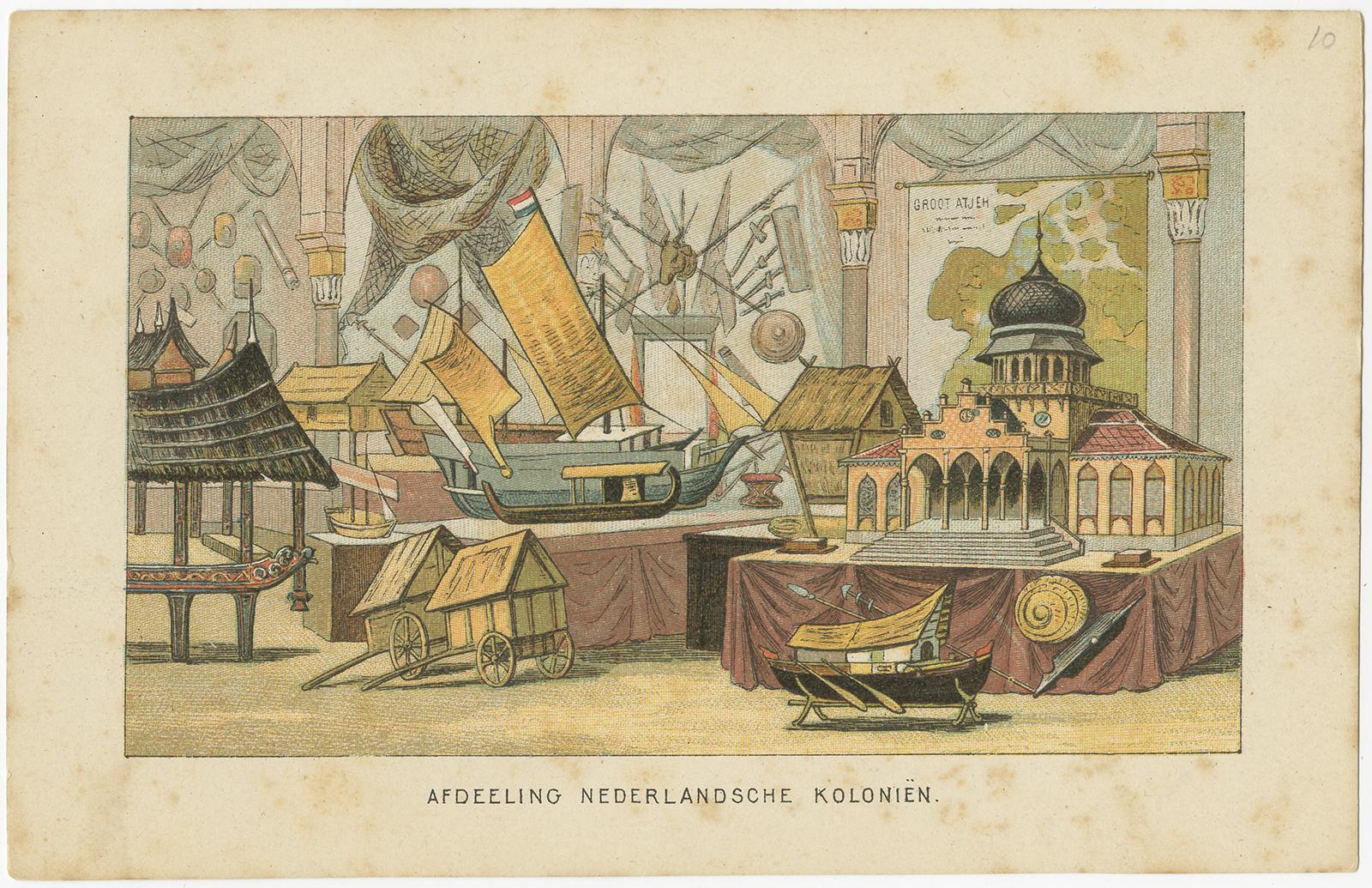 Set of 18 Prints with Views of Amsterdam and Dutch Colonies, 1883 For Sale 12