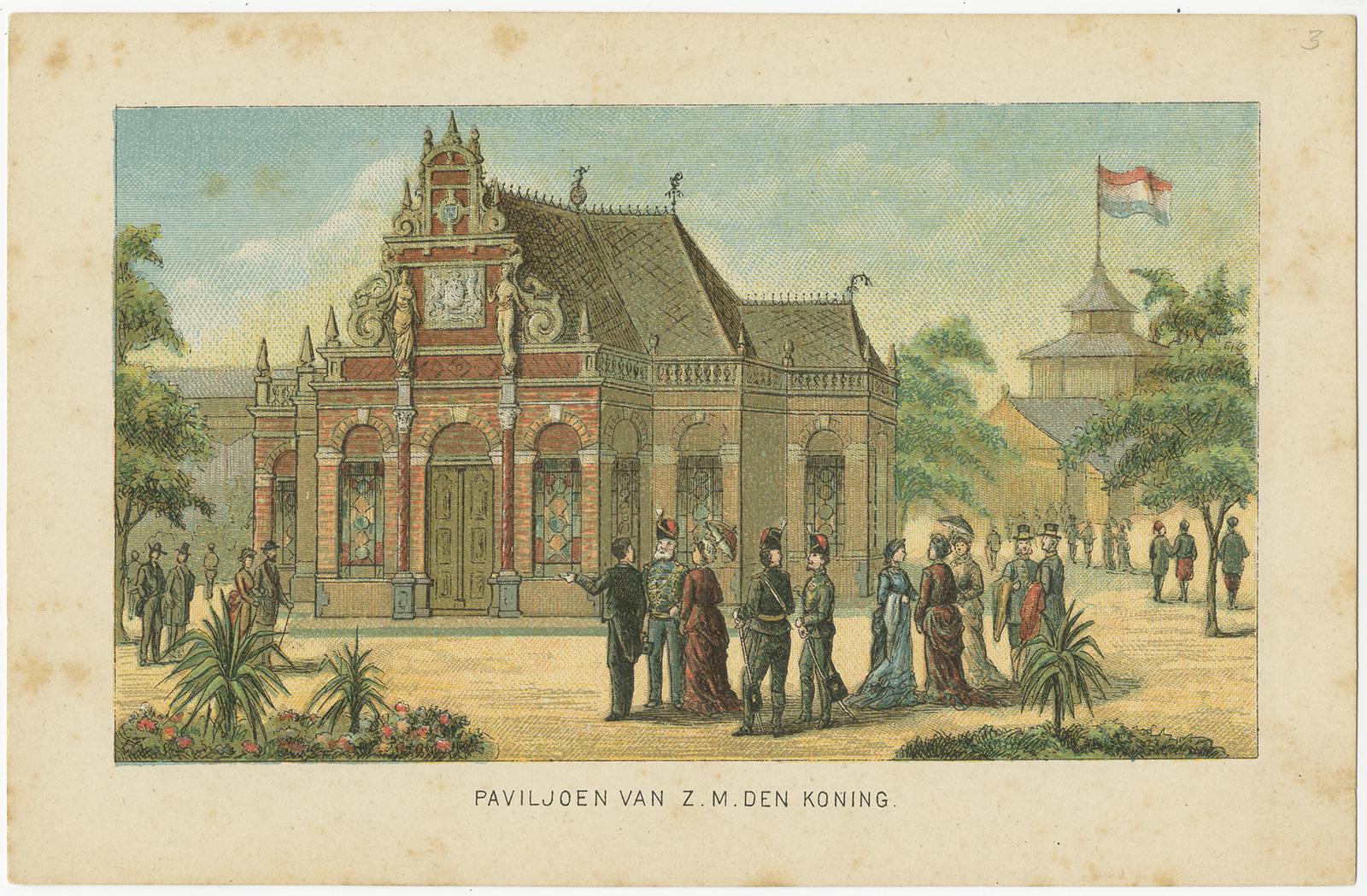 Set of 18 Prints with Views of Amsterdam and Dutch Colonies, 1883 For Sale 2