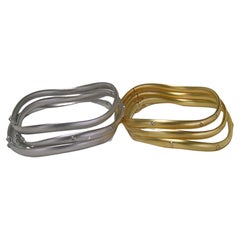 Set of 18k Gold Bangles Set of 18k Gold Bangles