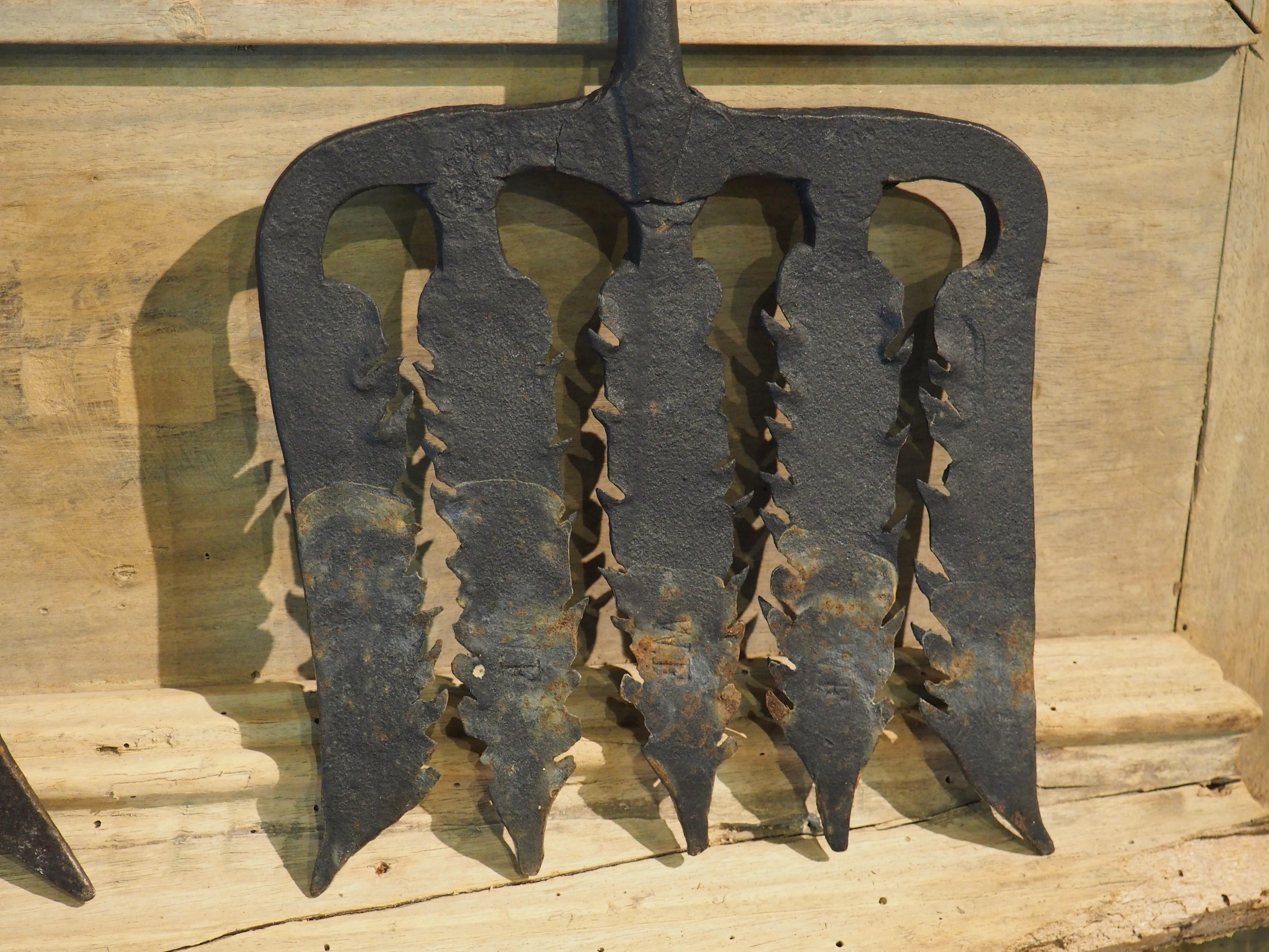 Set of 18th Century Dutch Forged Iron Eel Catchers 5
