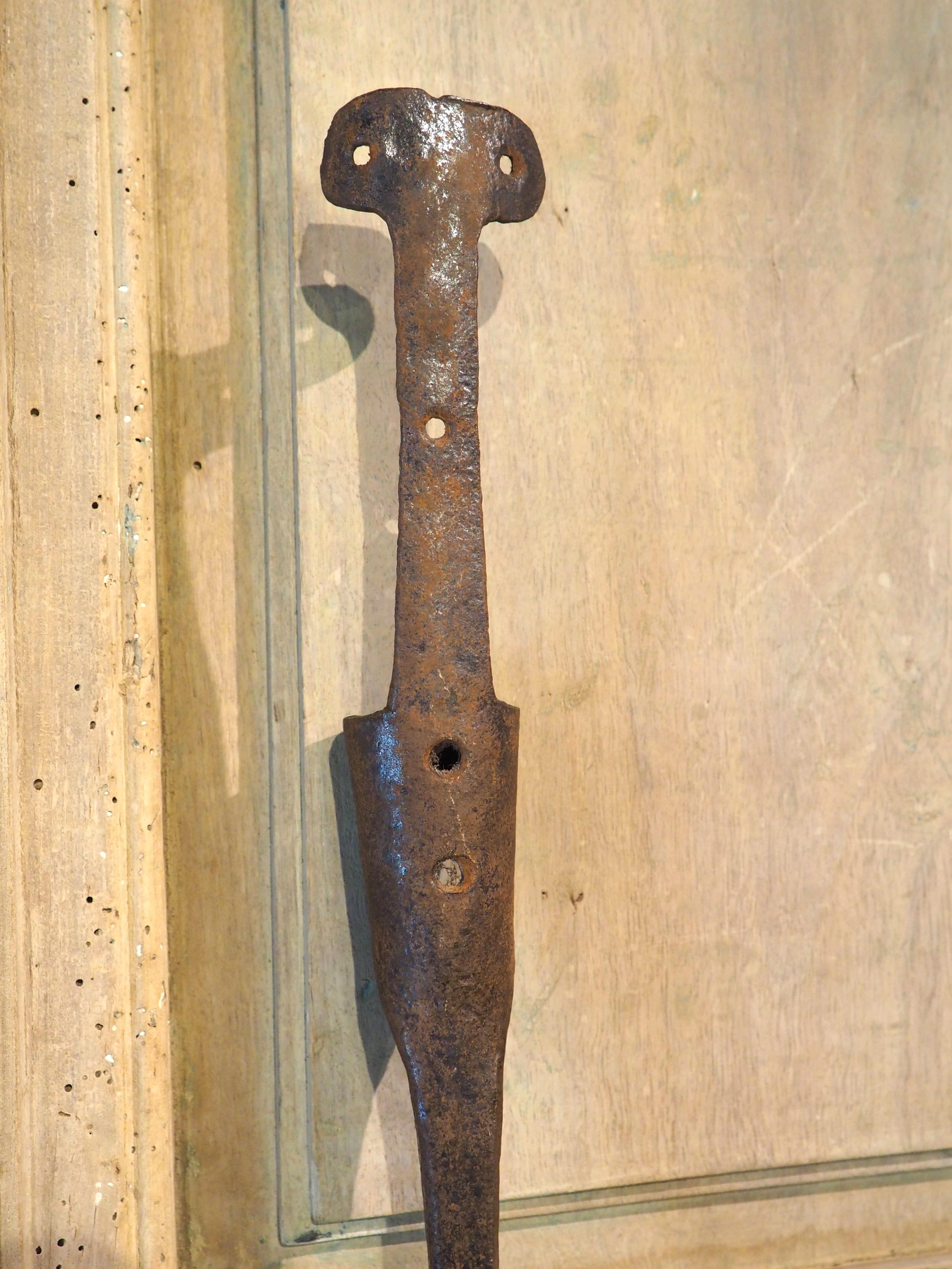 Metal Set of 18th Century Dutch Forged Iron Eel Catchers