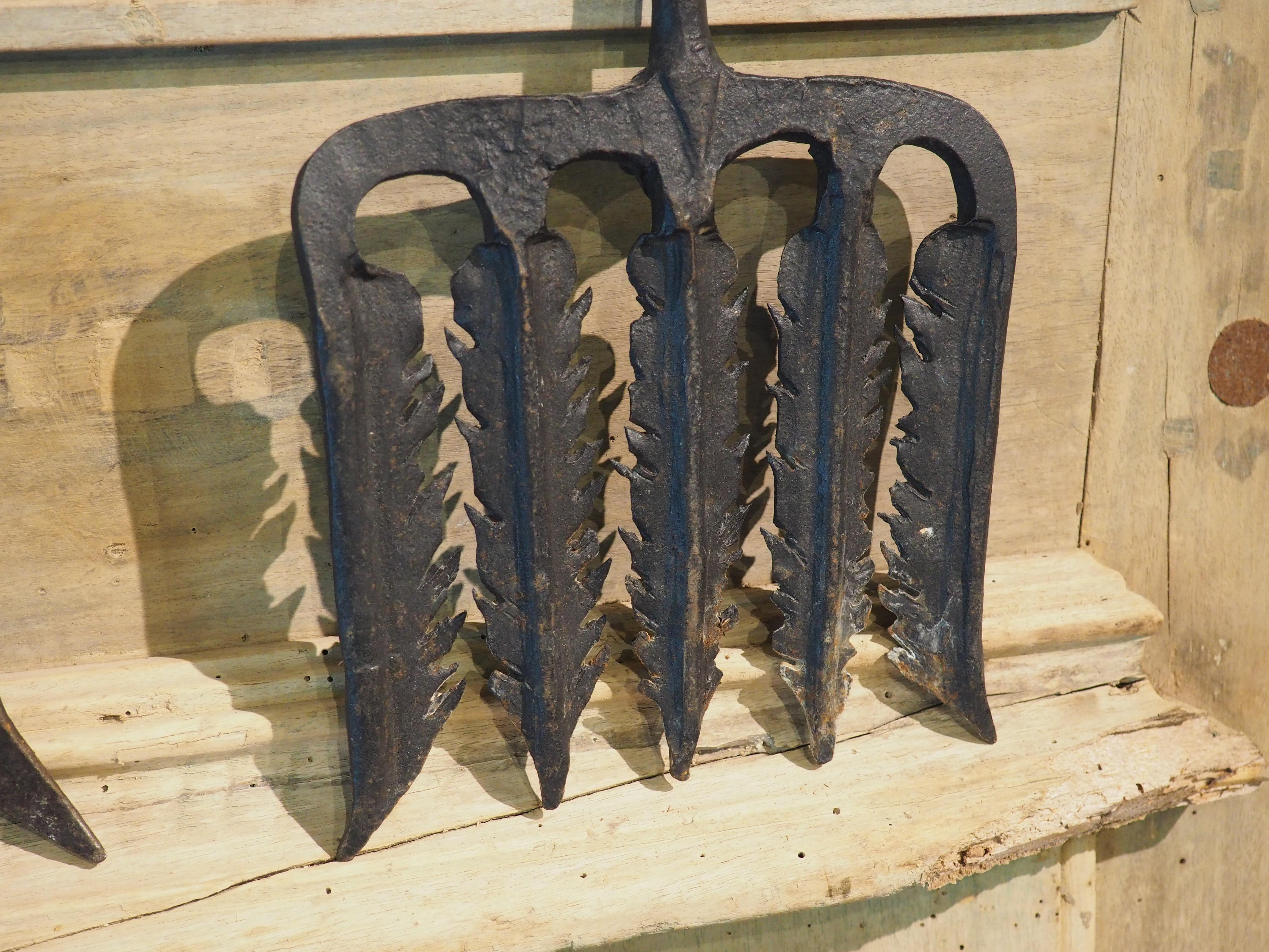Set of 18th Century Dutch Forged Iron Eel Catchers 3