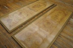 1750s Beige Scene Pictorial Pair of French Beauvais Tapestries 2'9" x 7'6" Rug