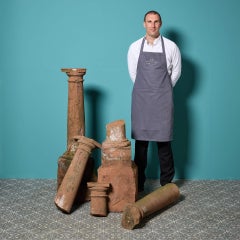 Set of 18th Century Neoclassical Style Stone Column Fragments