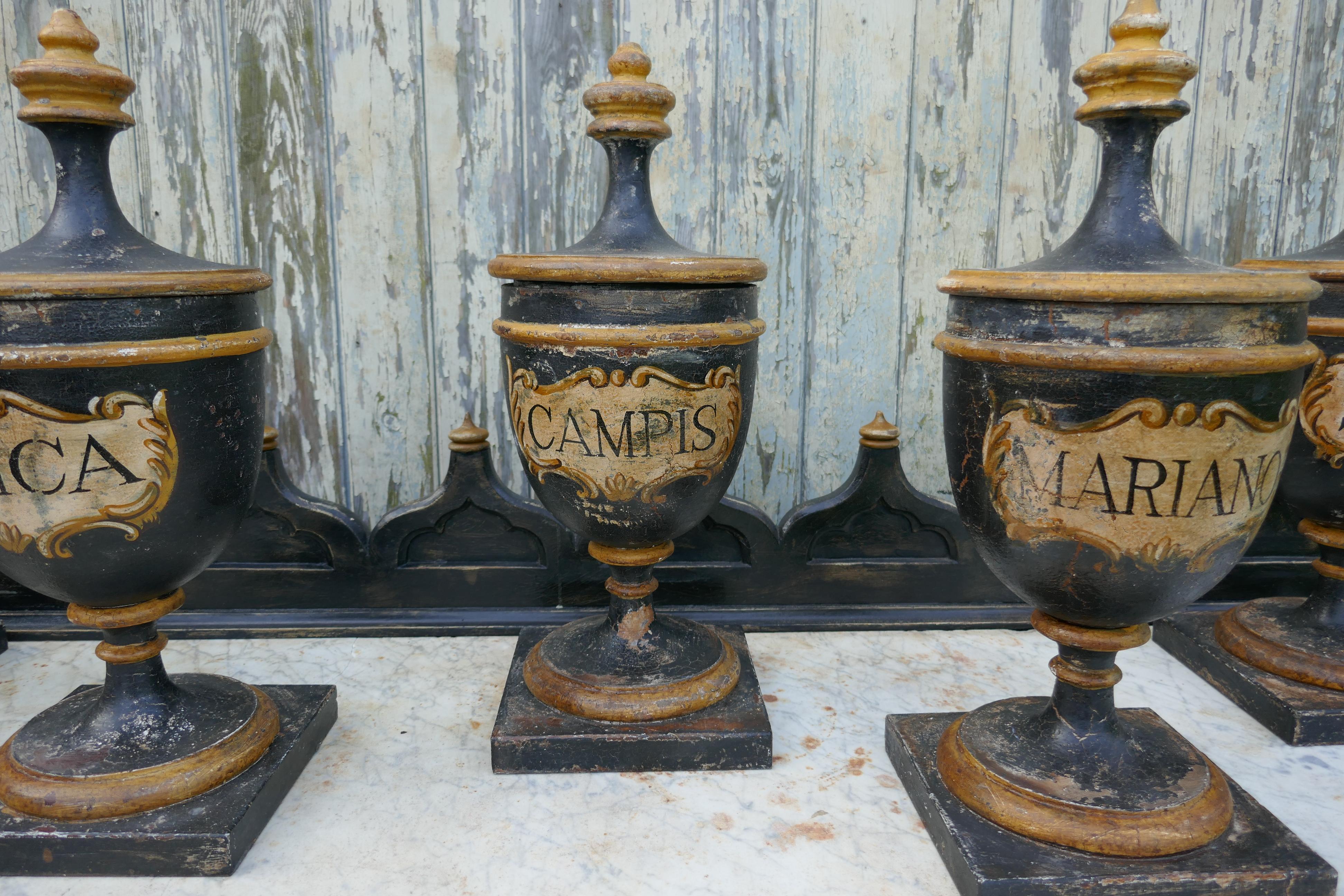 Set of 18th Century Sicilian Apothecary’s Jars 7