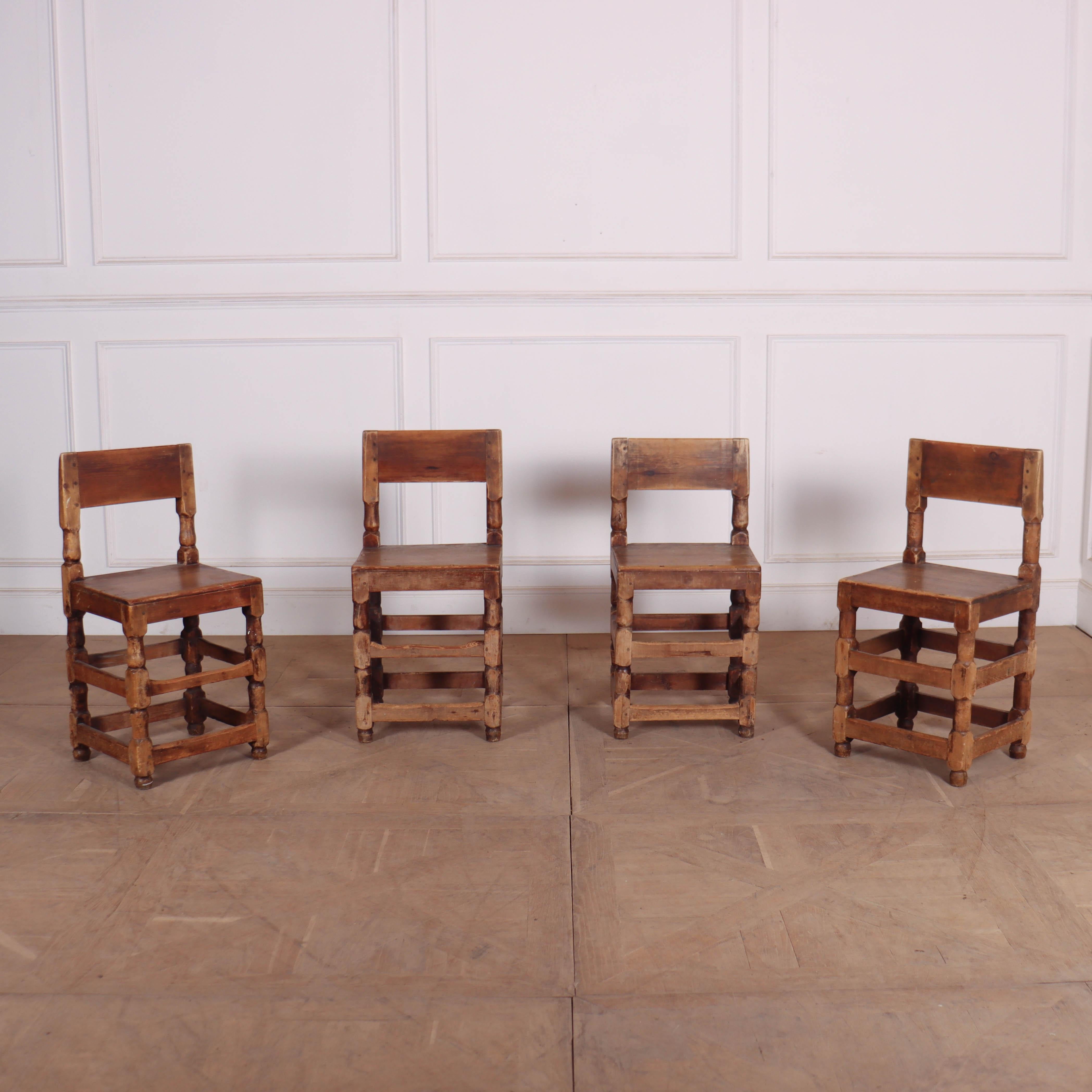 Set of 18th Century Swedish Chairs For Sale 2
